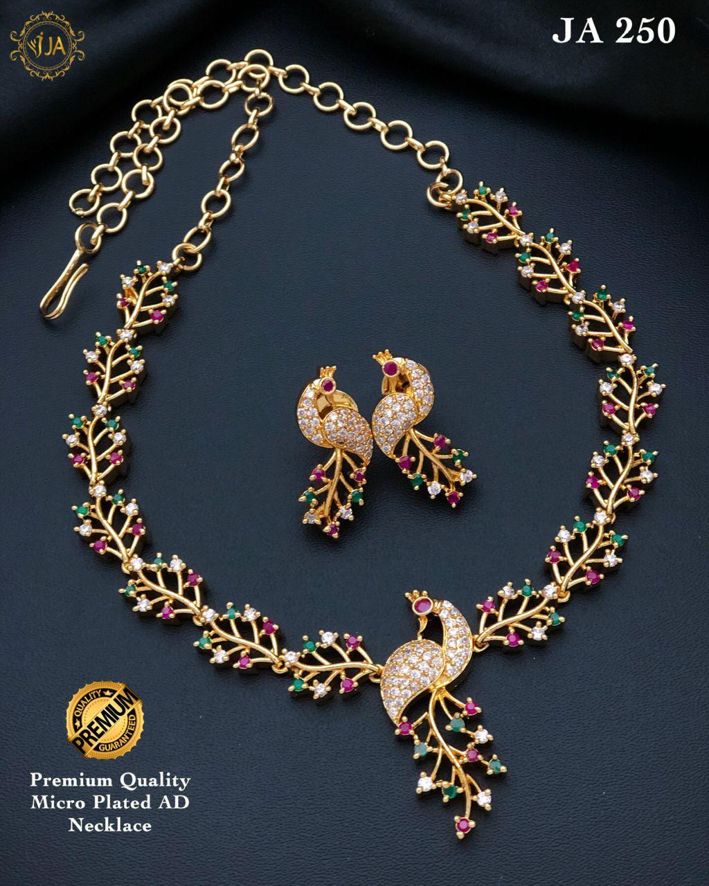 Peacock Design Necklace Set