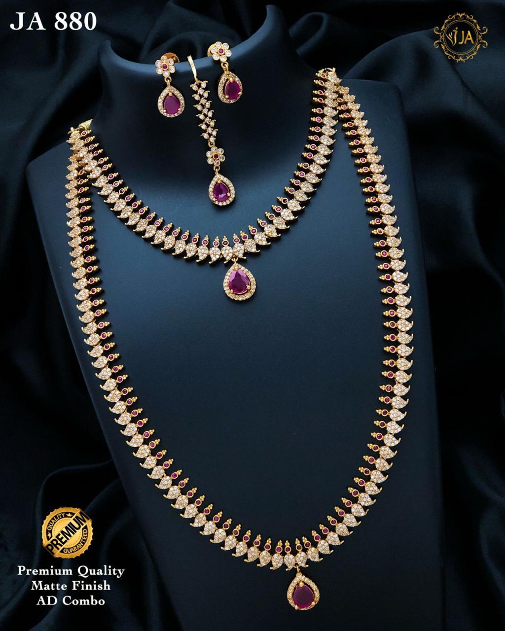 Elegant AD Jewelry Set JA 880