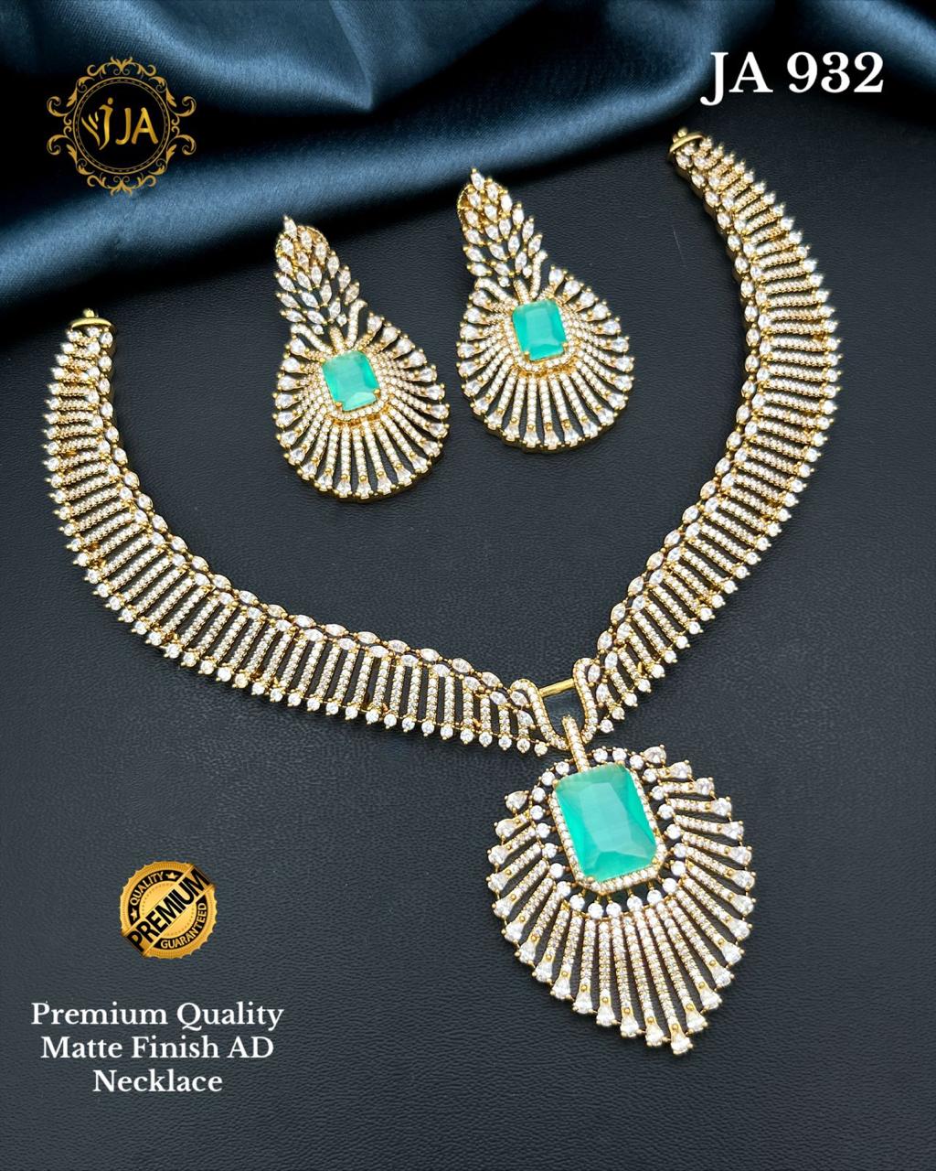 Matte Finish AD Necklace Set