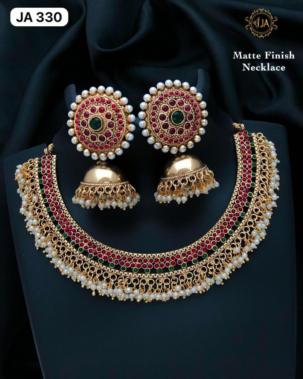 Matte Finish Necklace Set