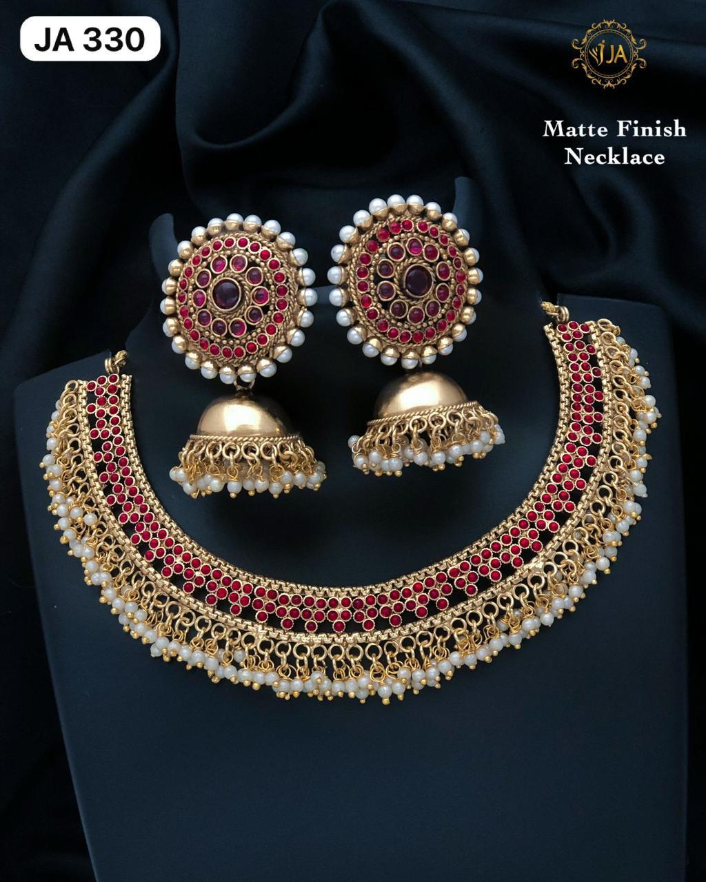 Matte Finish Necklace Set