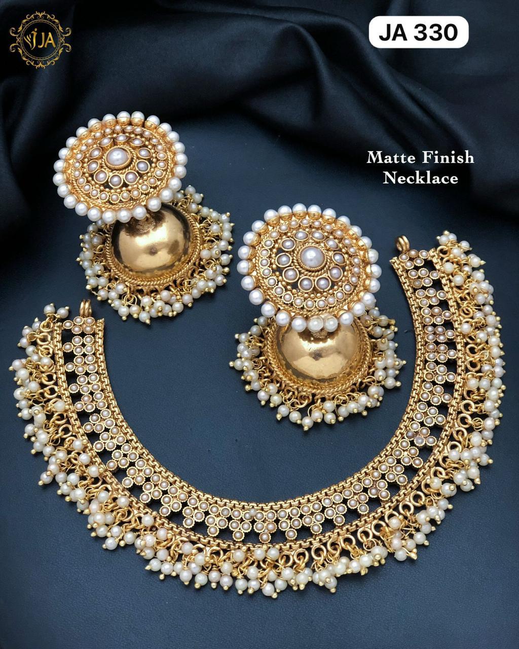 Matte Finish Necklace Set