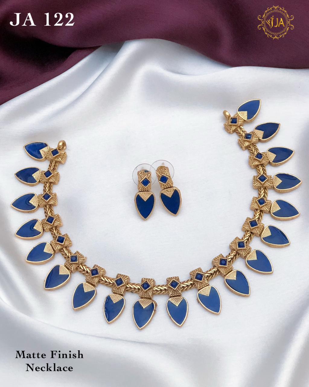 Matte Finish Necklace Set