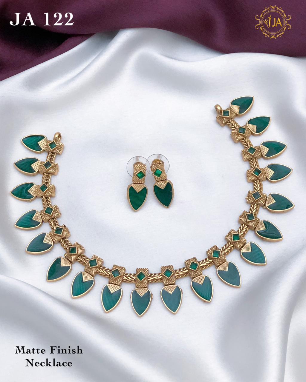 Matte Finish Necklace Set