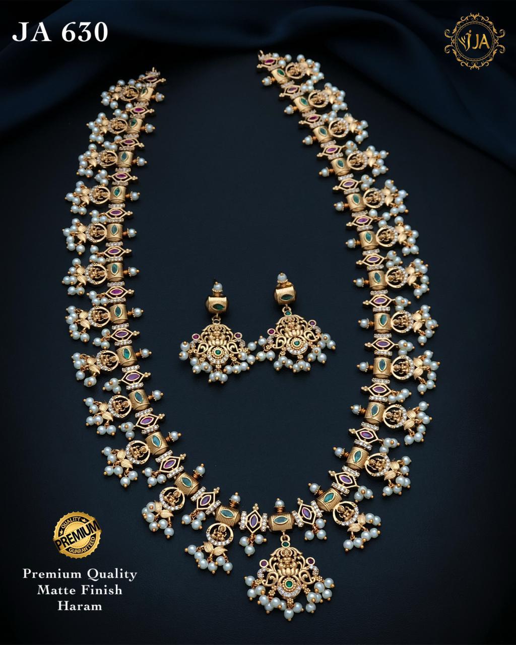 Gold Plated Haram Set