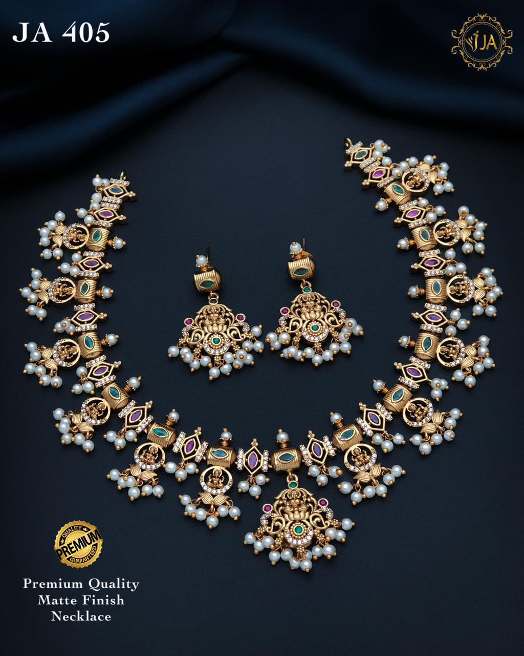 Matte Finish Necklace Set