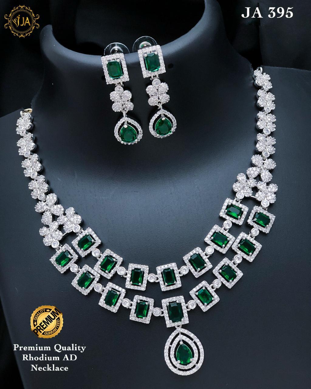 Micro plated AD Necklace