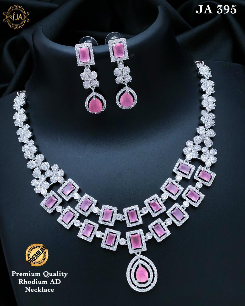 Micro plated AD Necklace