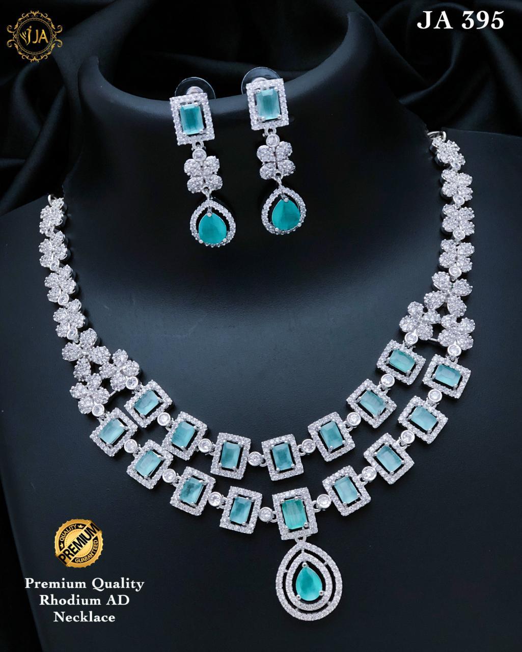 Micro plated AD Necklace