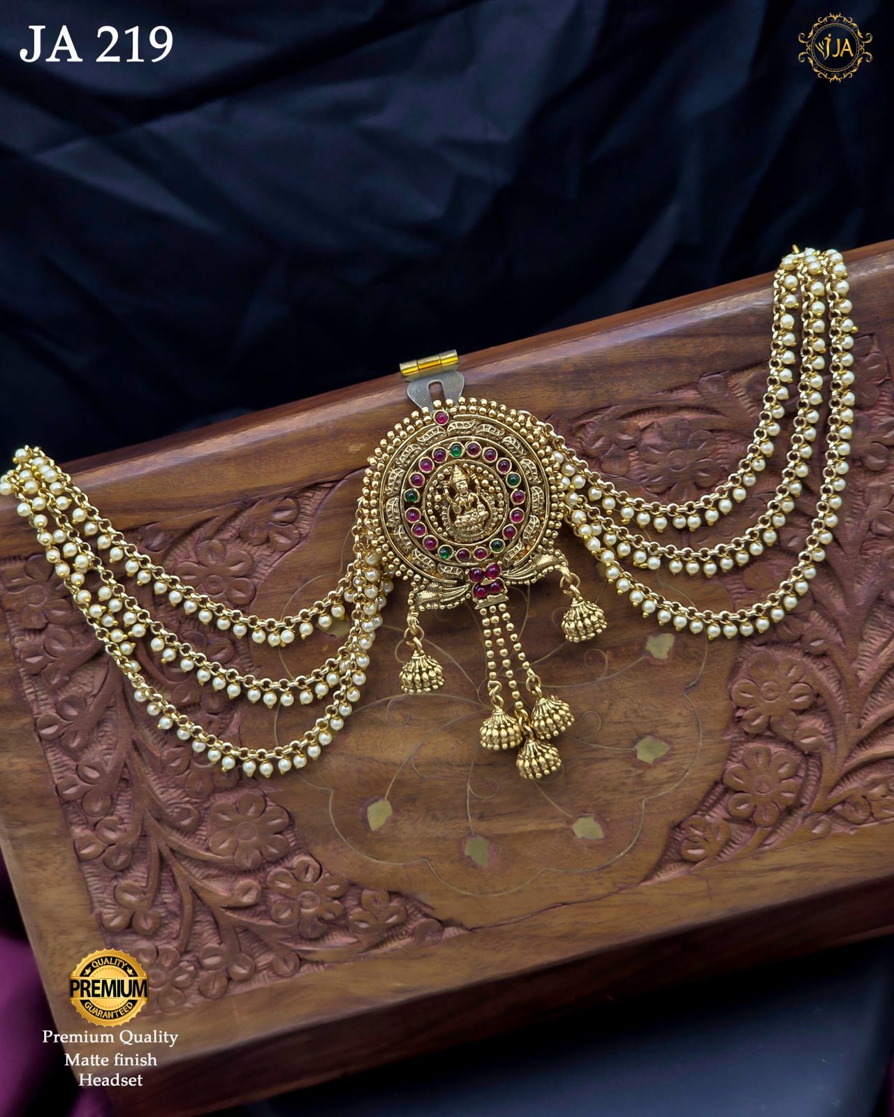 Traditional Gold-Plated Headset/Jadai mattel/konddai mattel