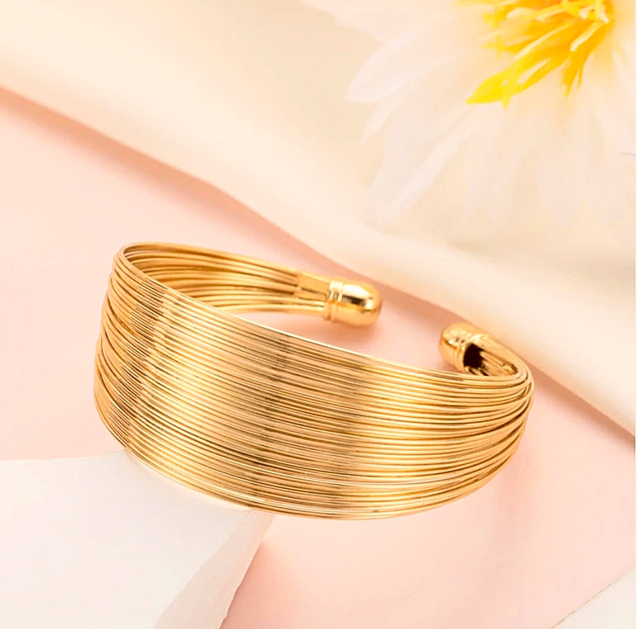 Gold Plated Statement Bracelet