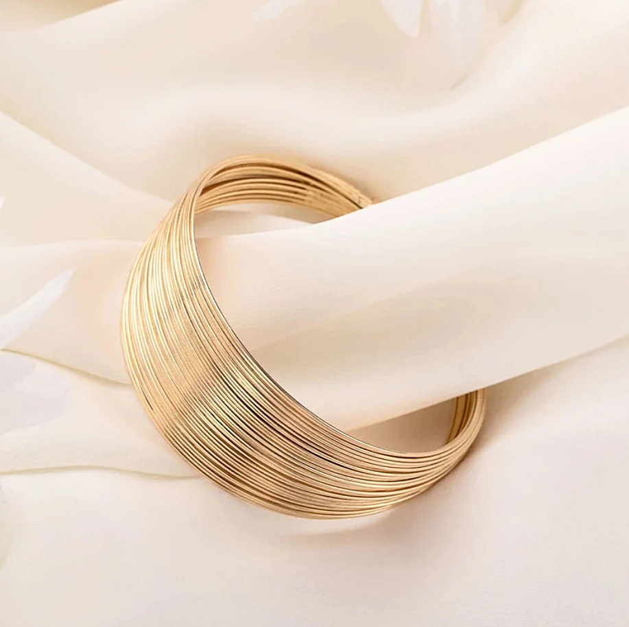 Gold Plated Statement Bracelet