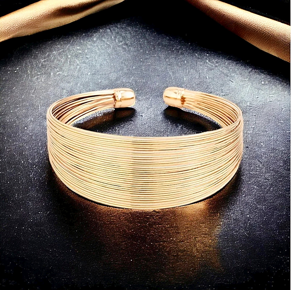 Gold Plated Statement Bracelet