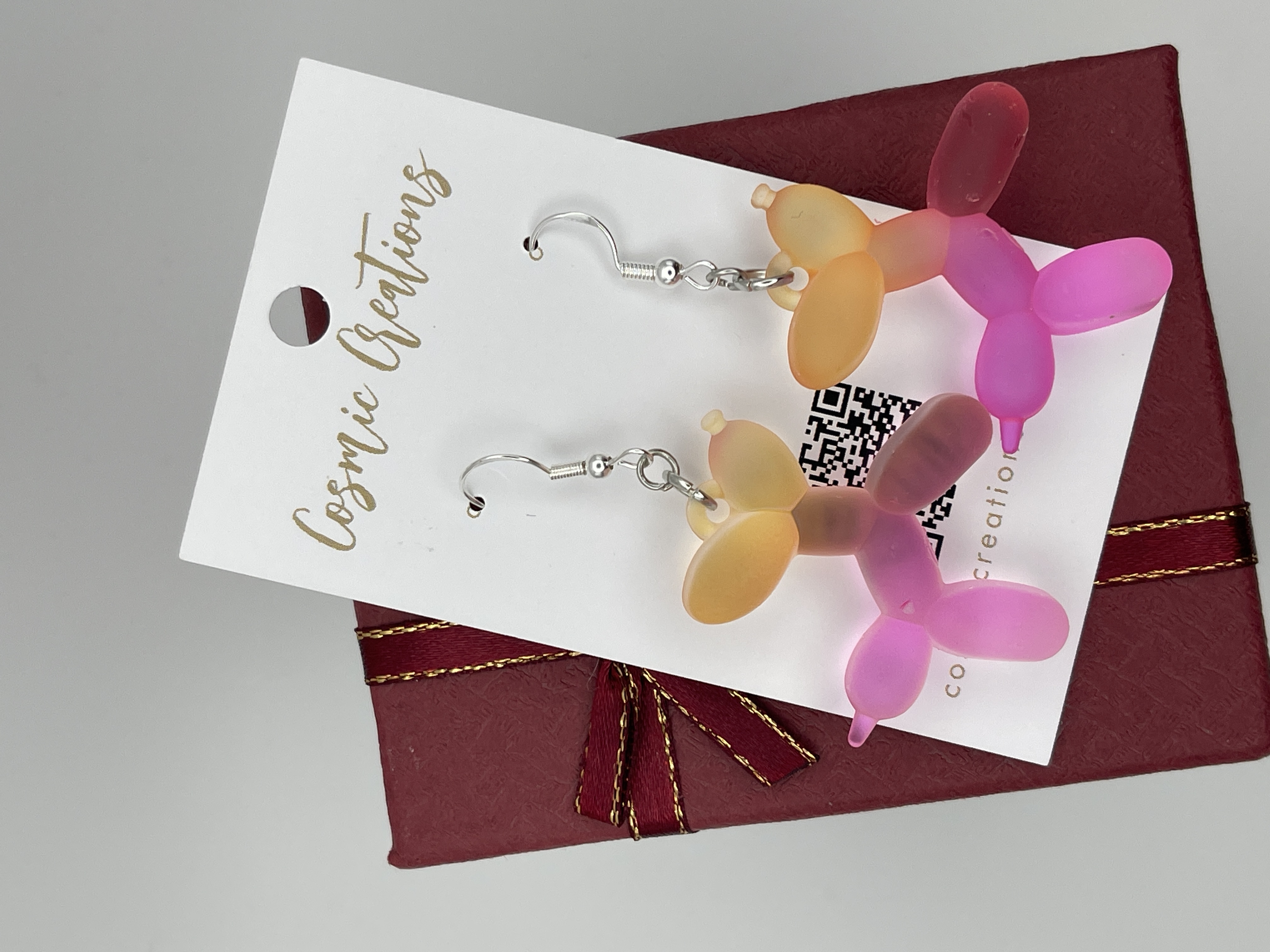 Balloon Dog Earrings