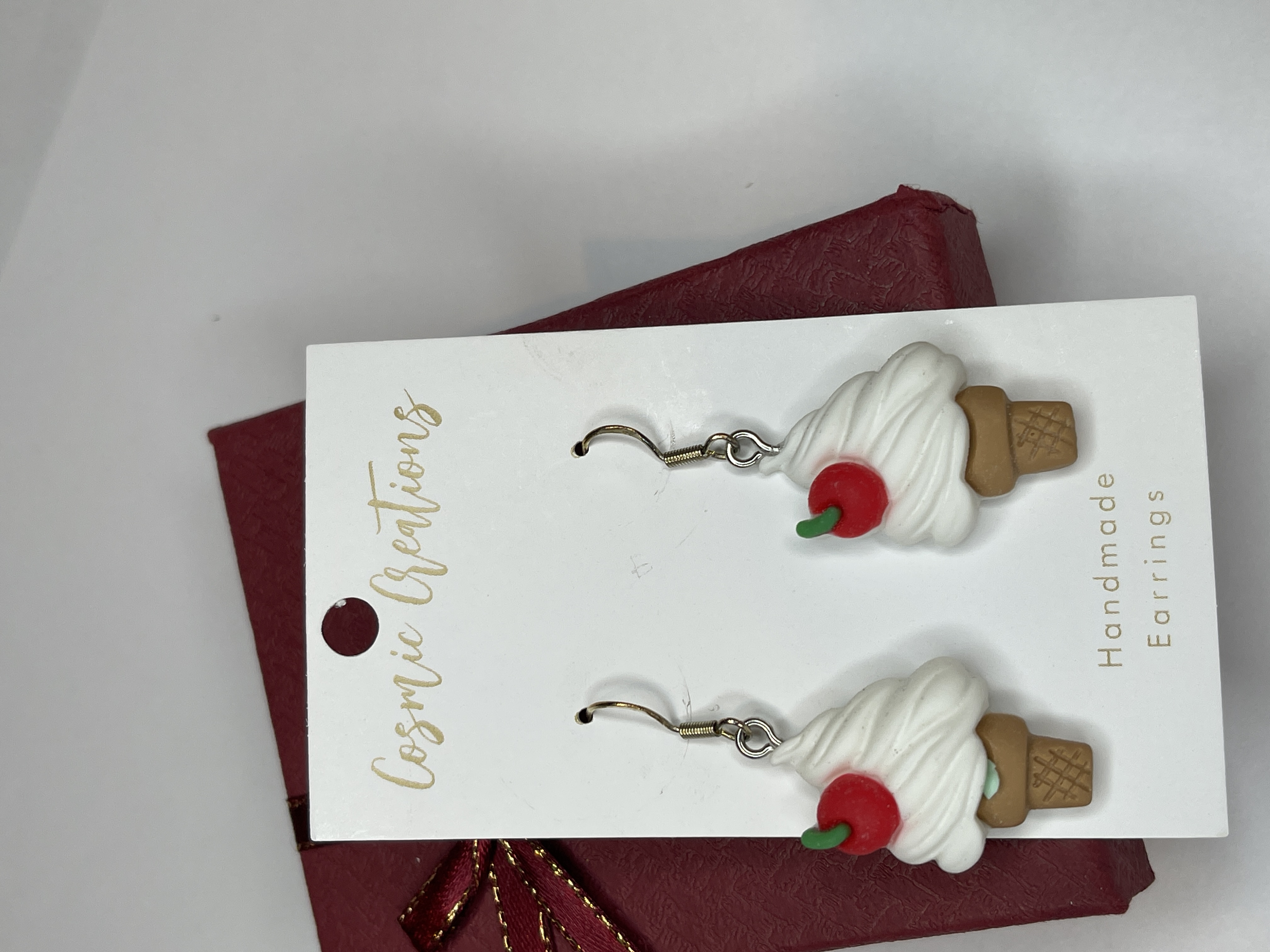 Ice Cream Cone Earrings