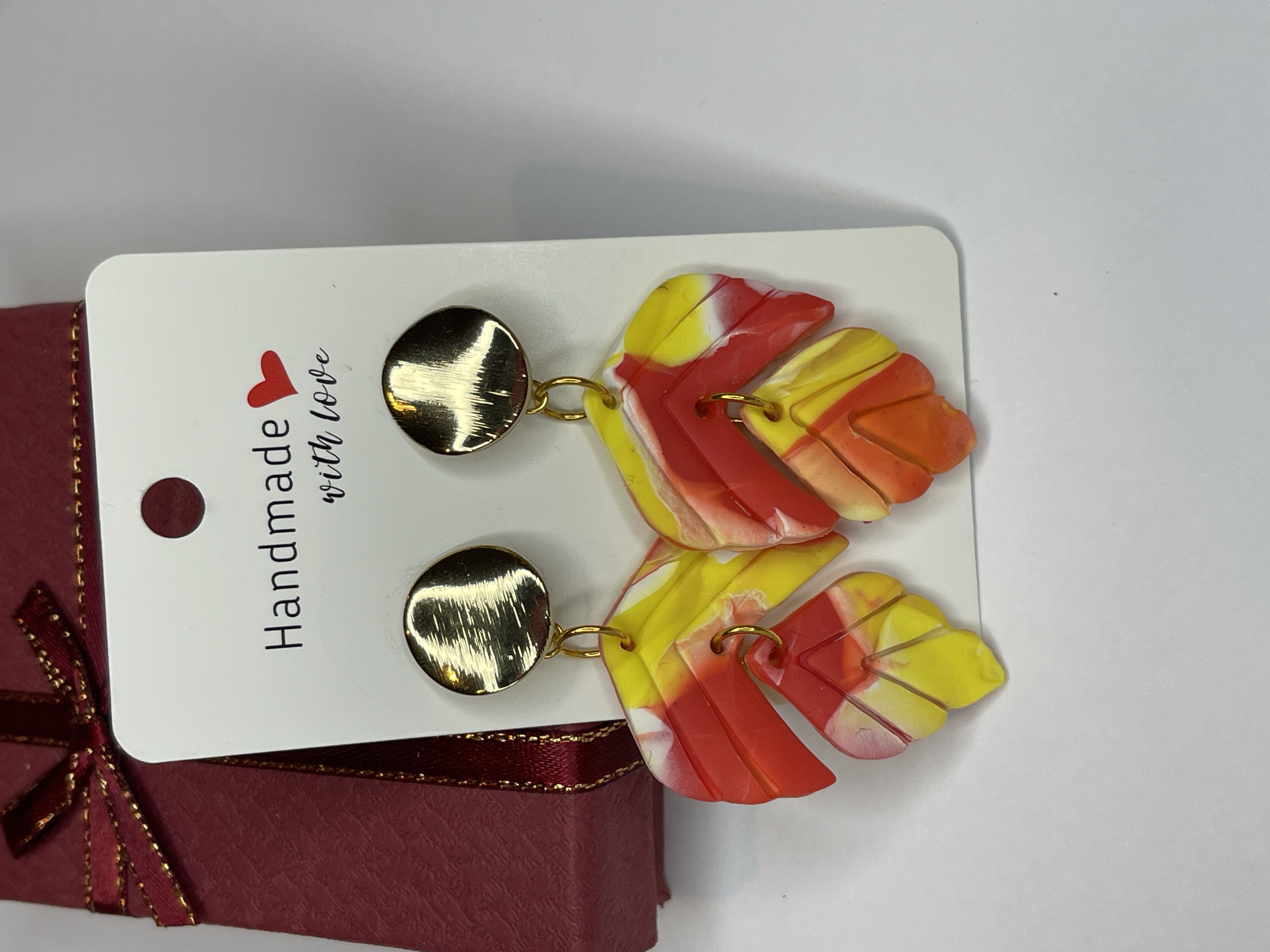 Leaf-Shaped Earrings