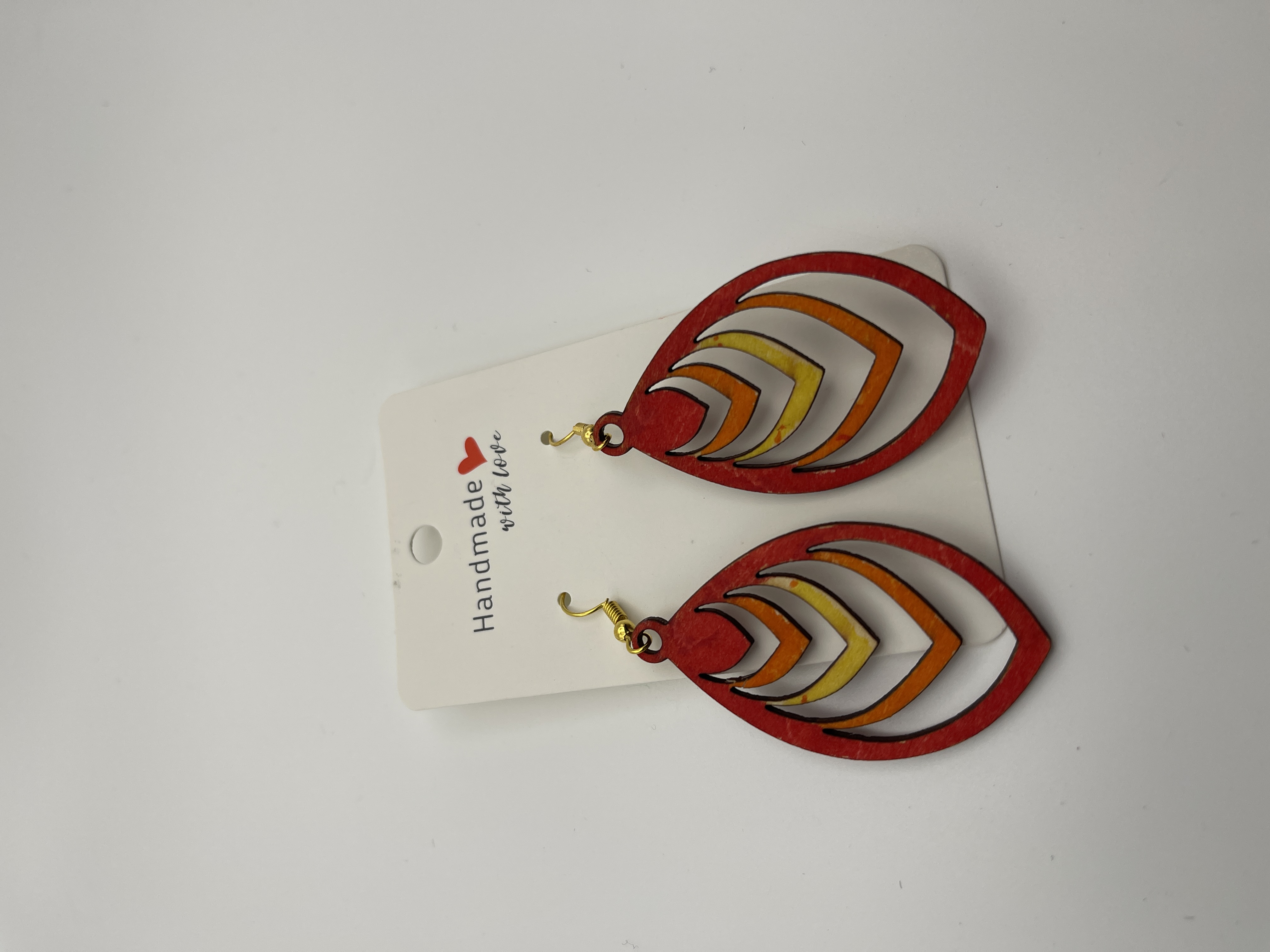 Layered Leaf Earrings