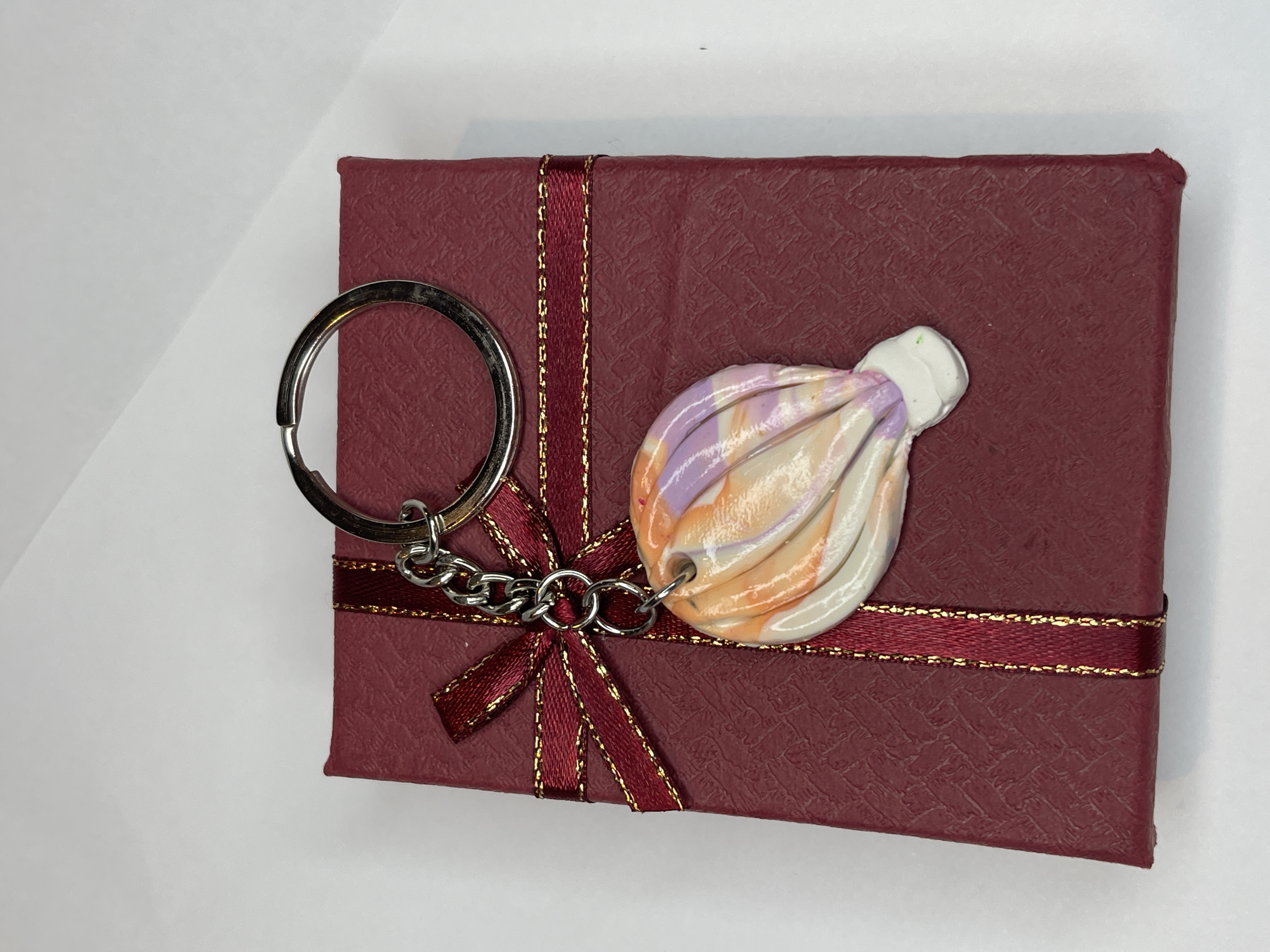Hot Air Balloon Keychain