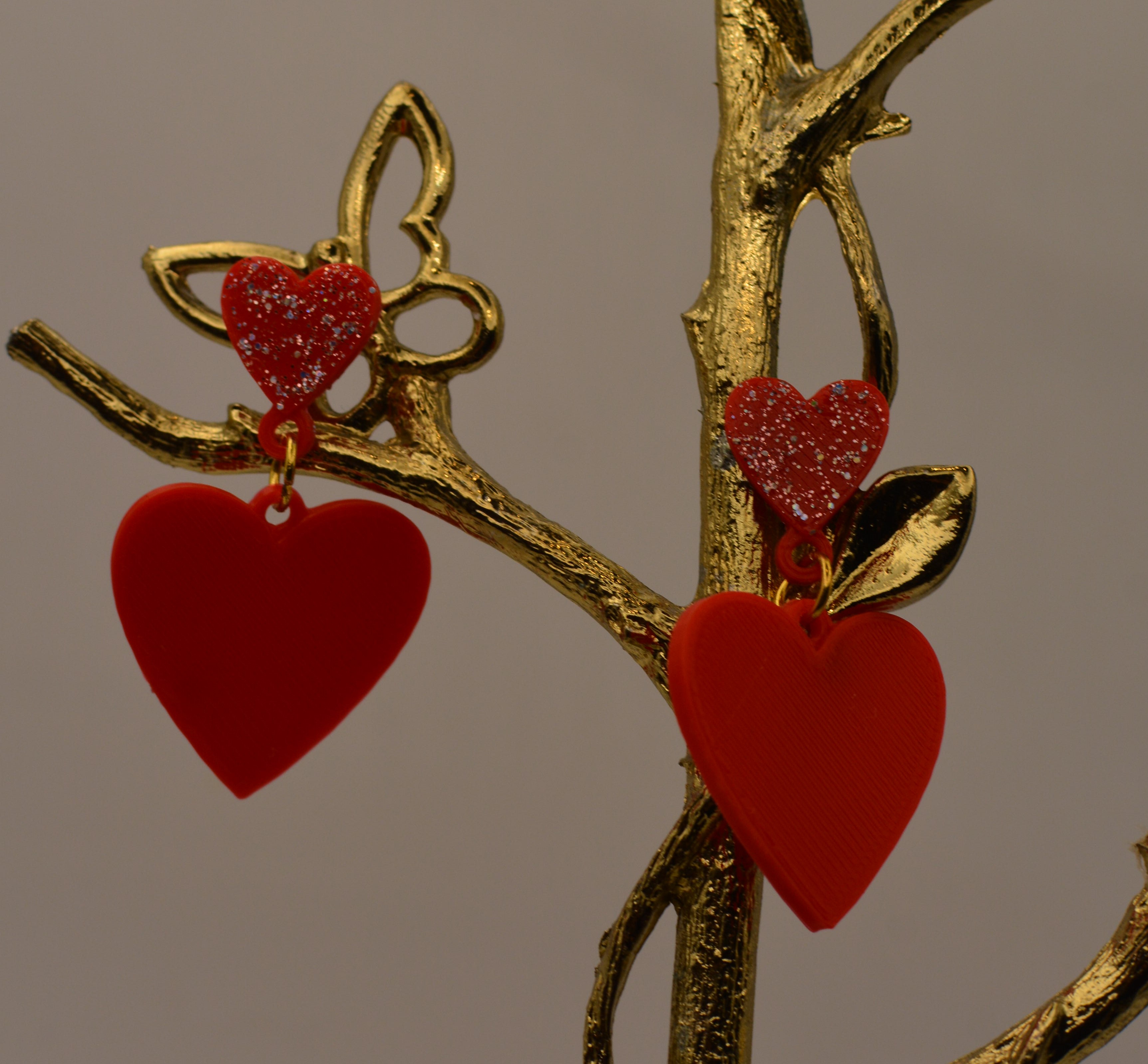 Heart-Shaped Earrings