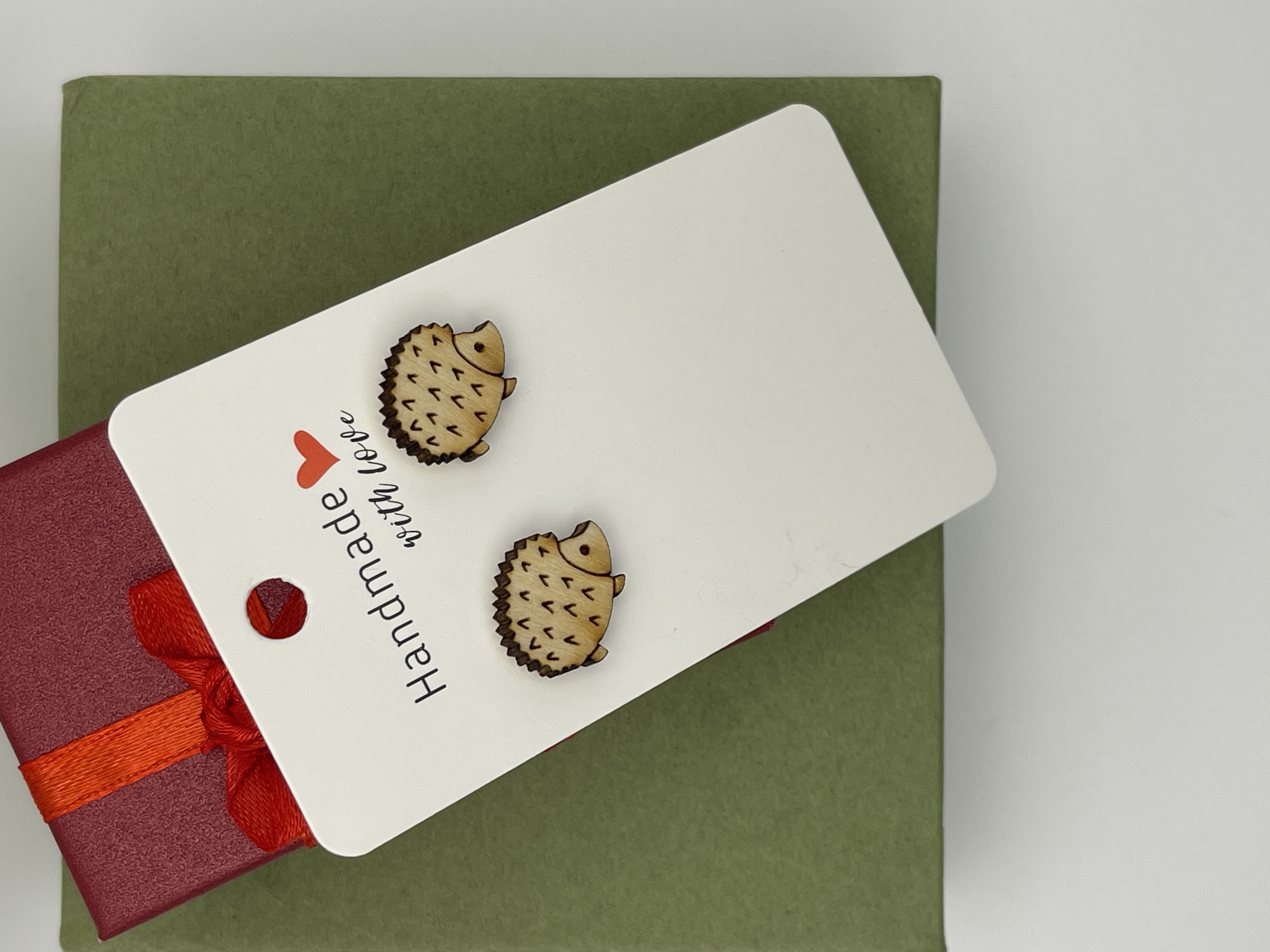 Hedgehog Earrings