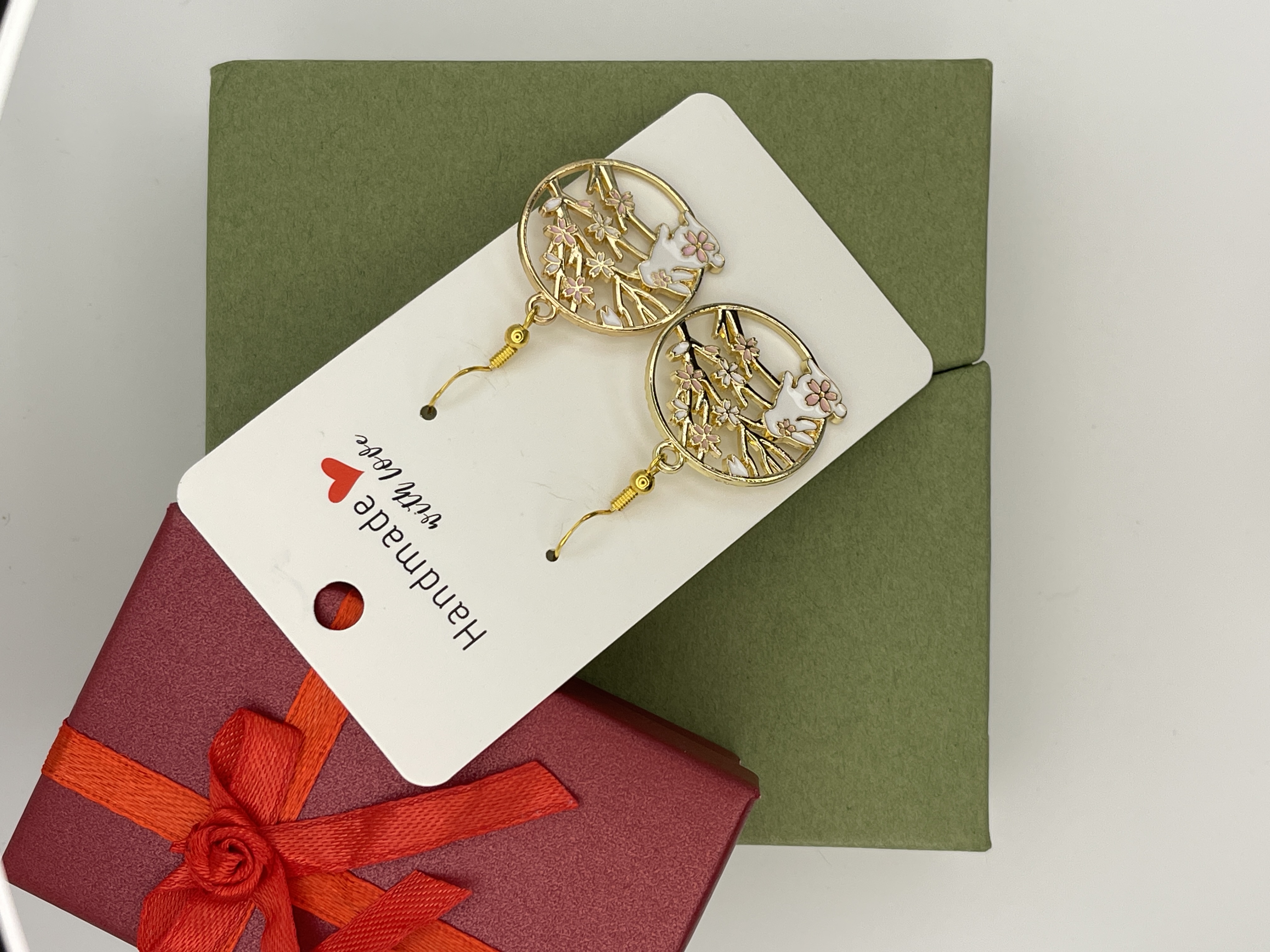Handmade Floral Earrings