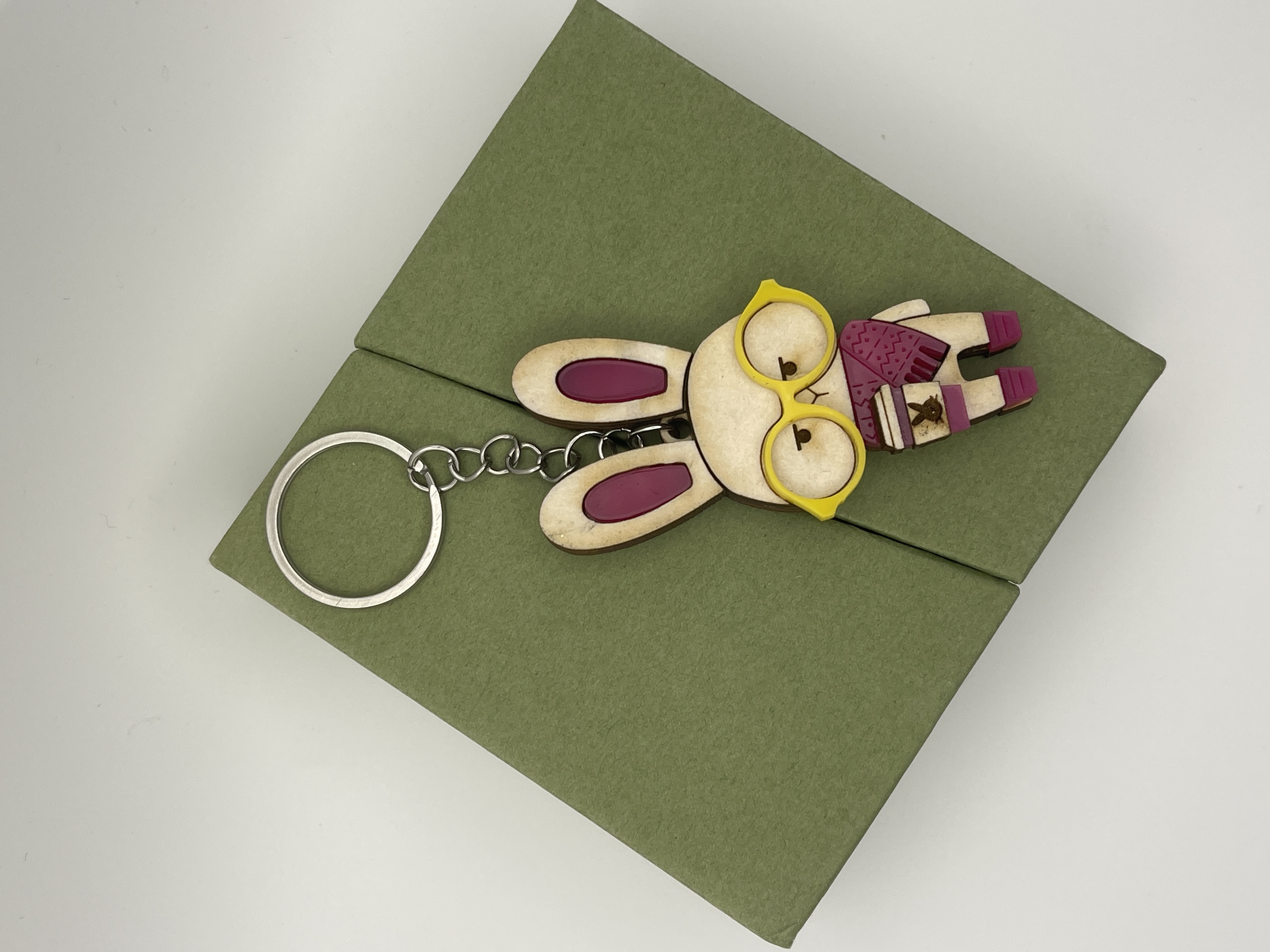 Cute Bunny Keychain