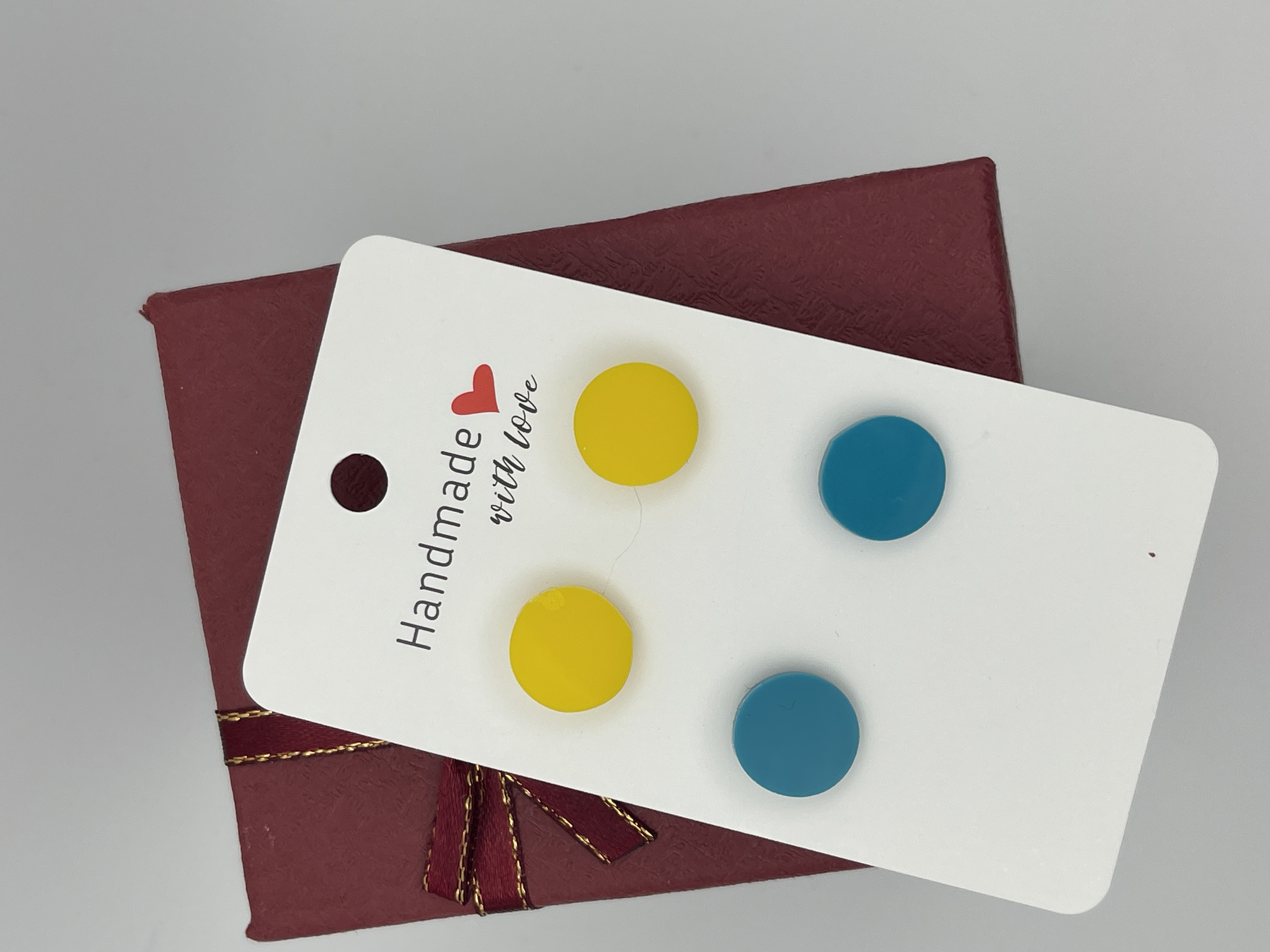 Handmade Colorful Stud Earrings