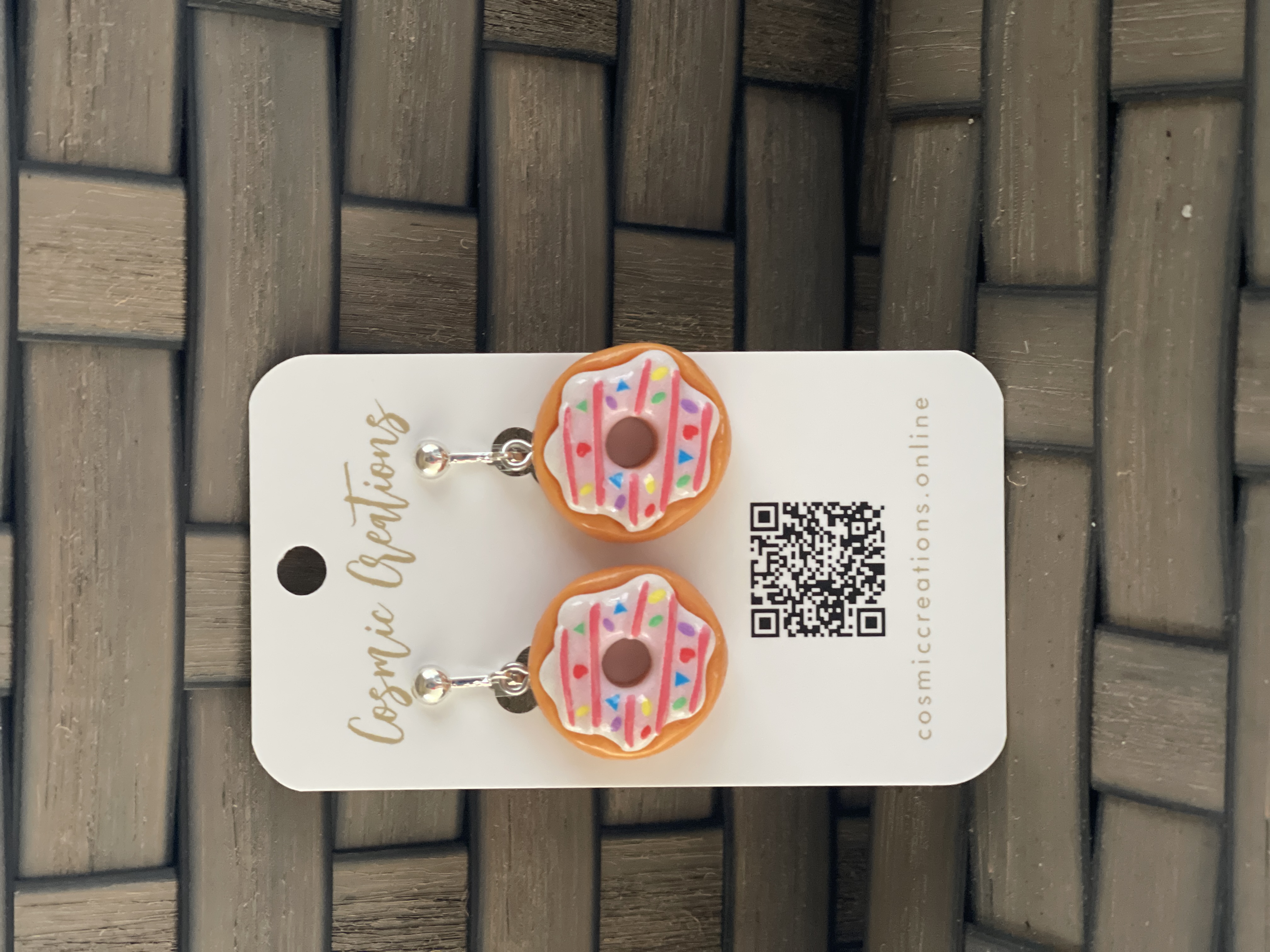 Donut Clipon Earrings