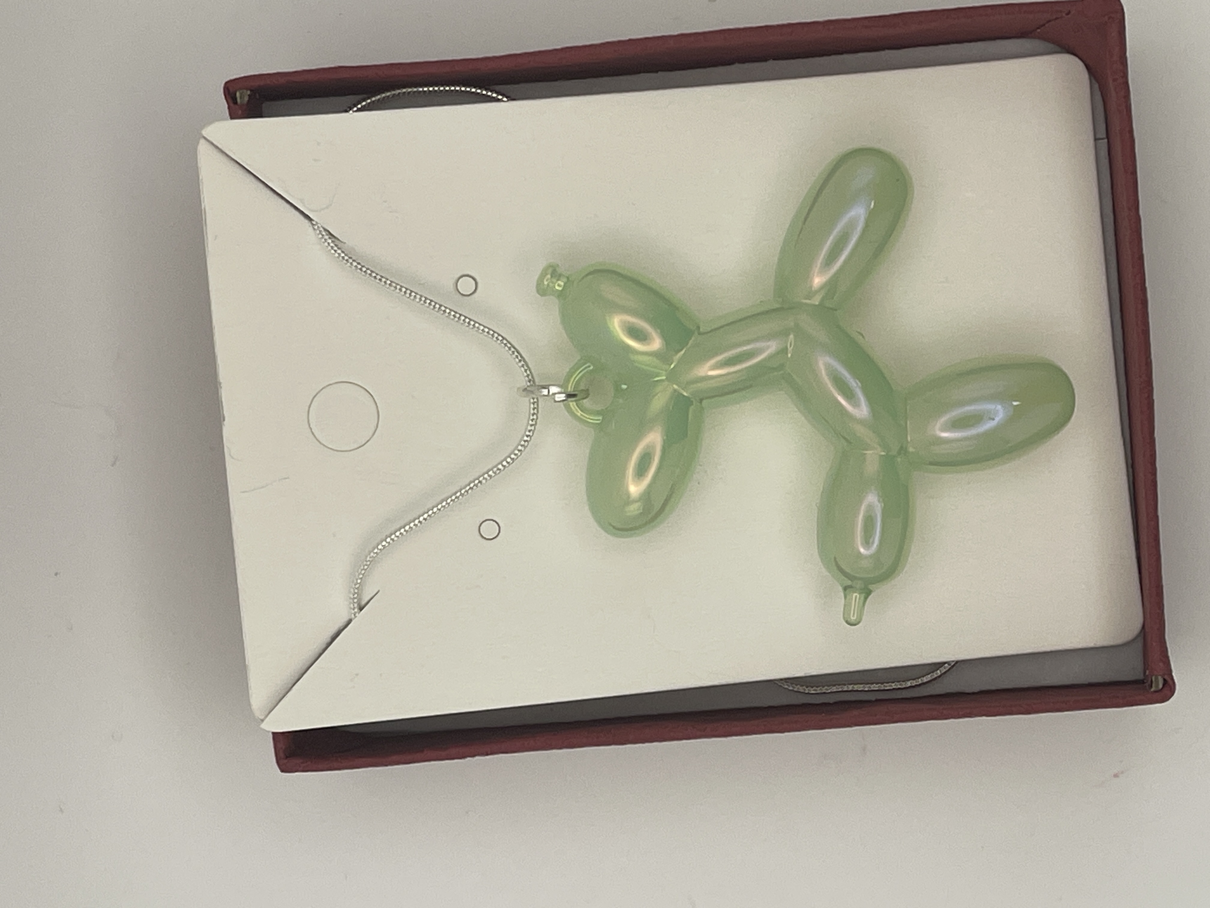 Balloon Dog Pendant Necklace