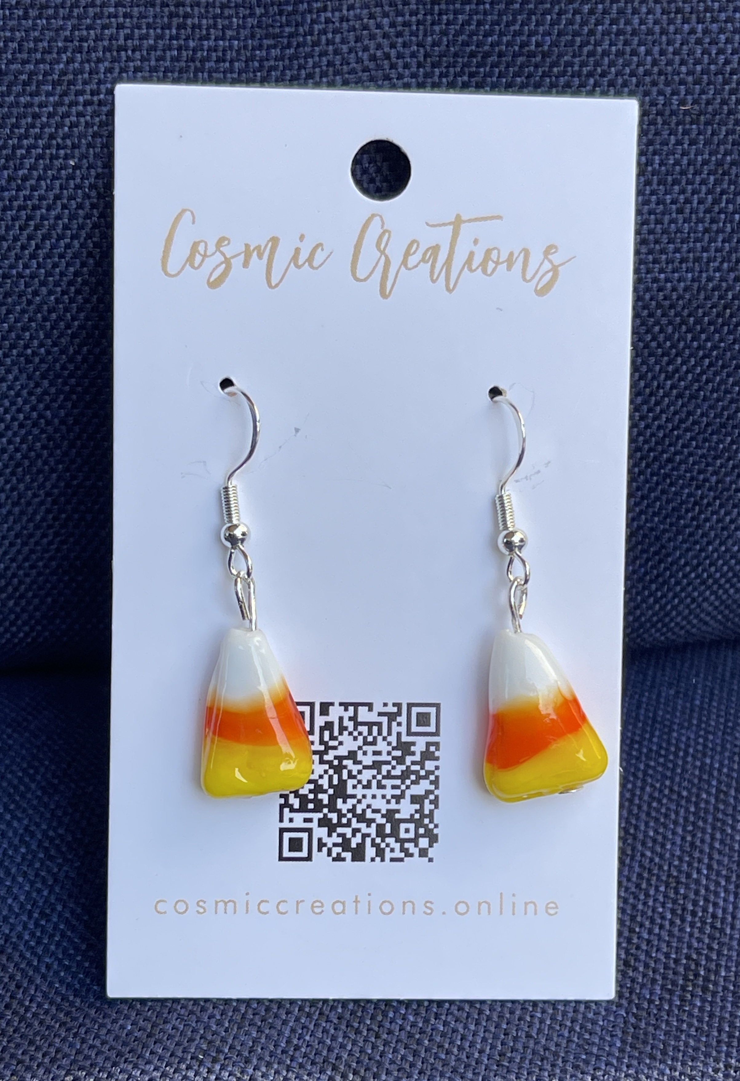 Candy Corn Halloween/ Autumn Earrings