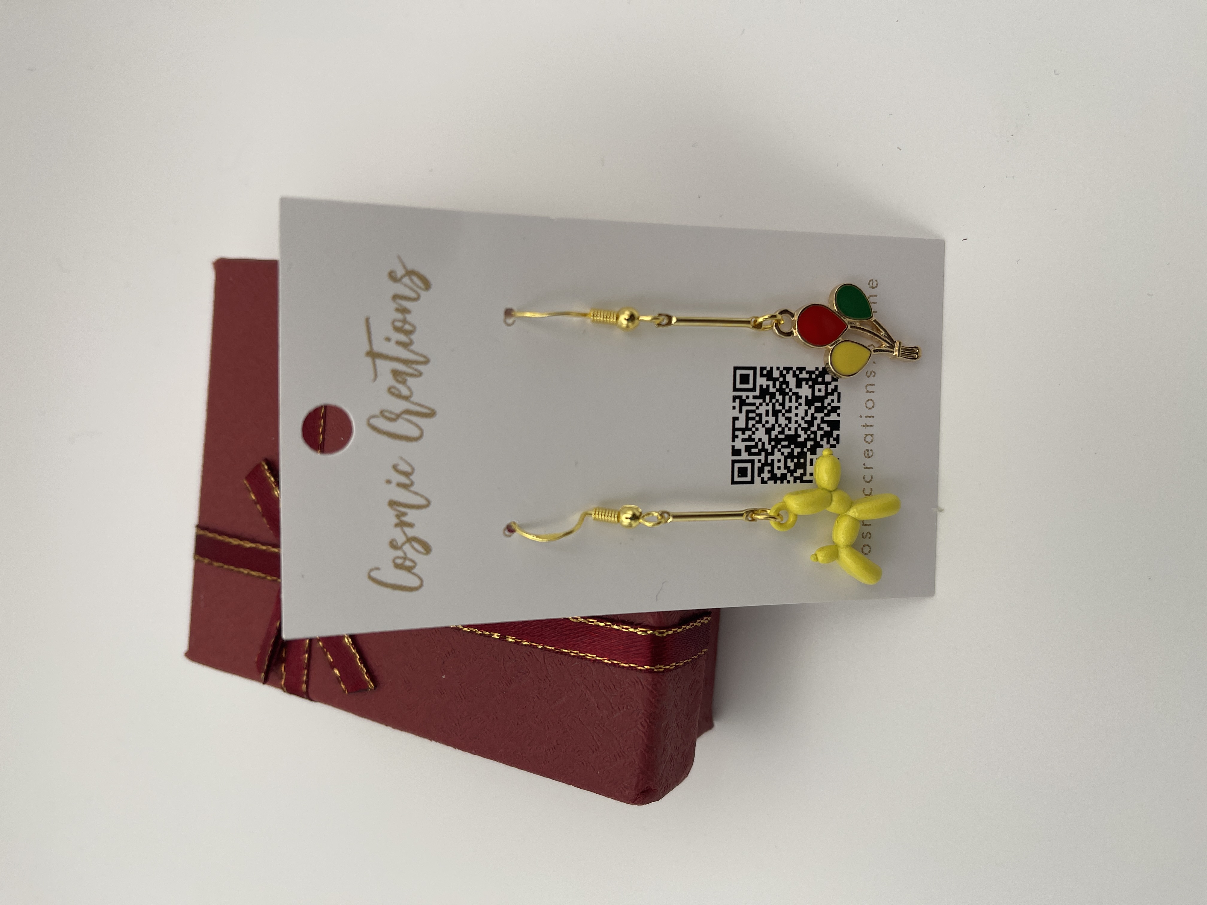 Balloon Dog Earrings
