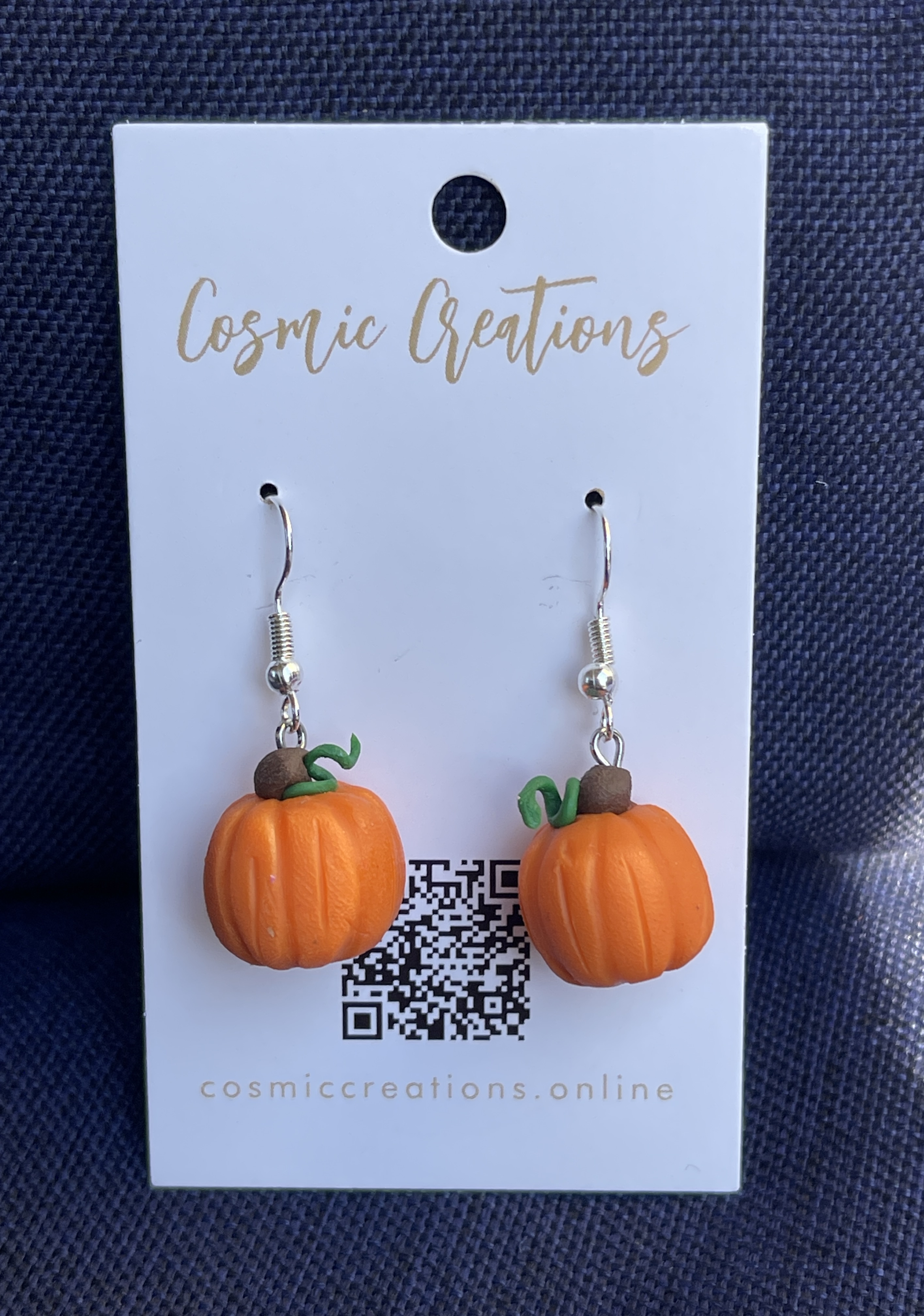 Pumpkin Dangle Earrings