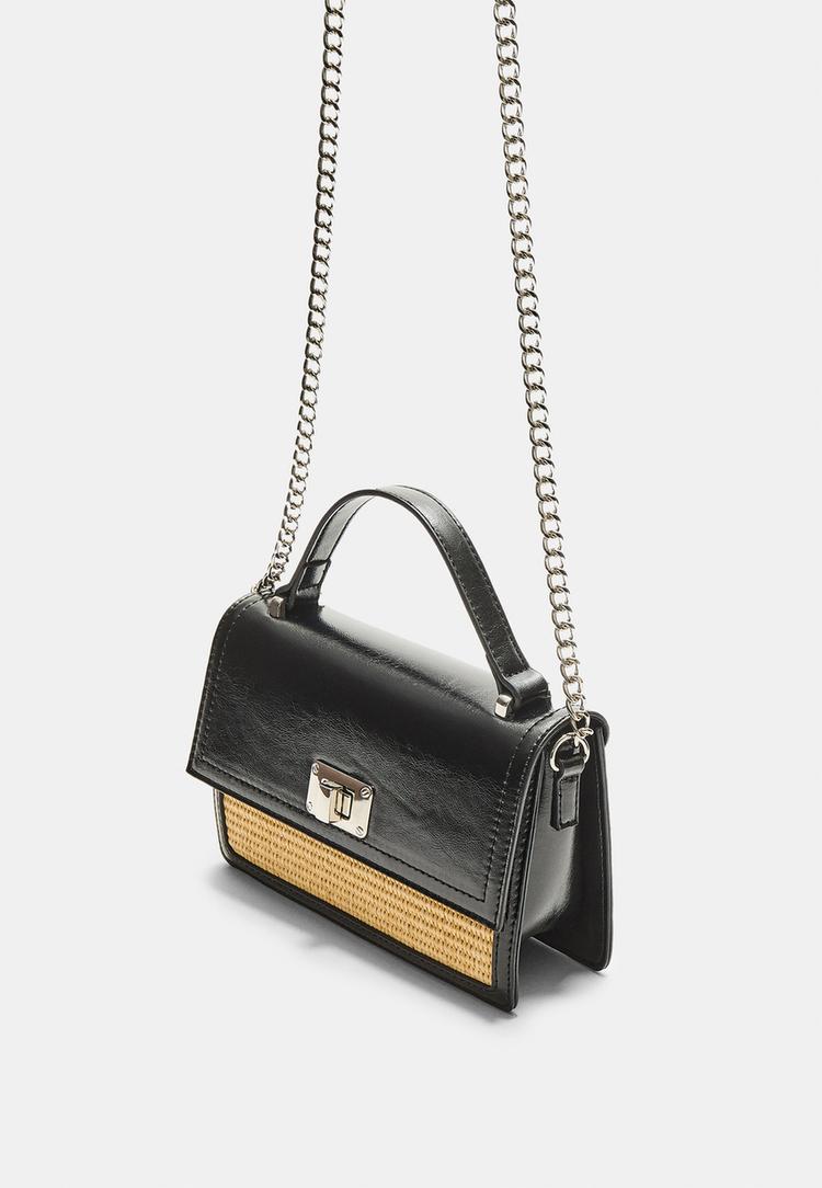 Contrast crossbody bag