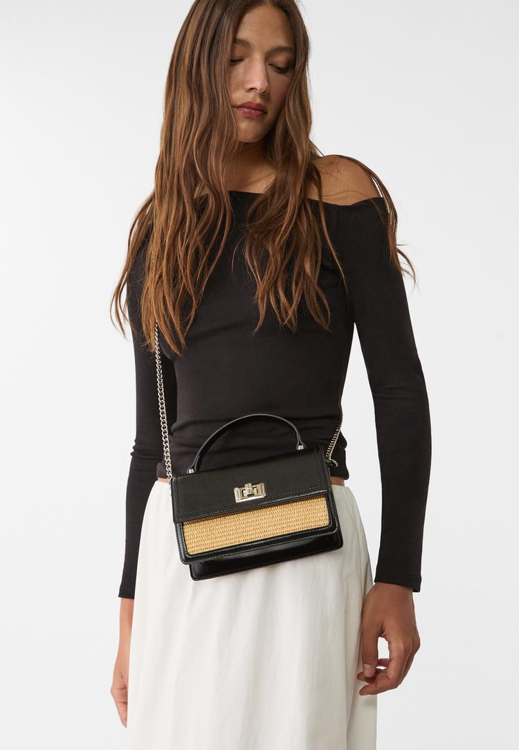Contrast crossbody bag