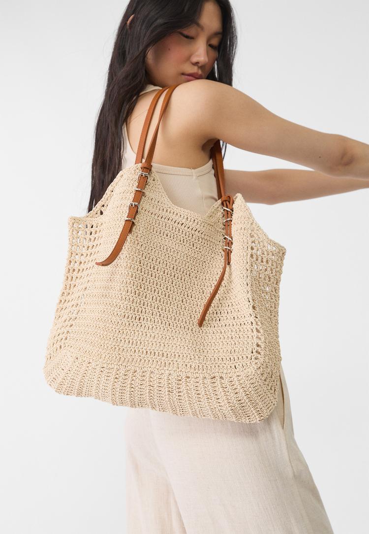 Crochet shoulder bag