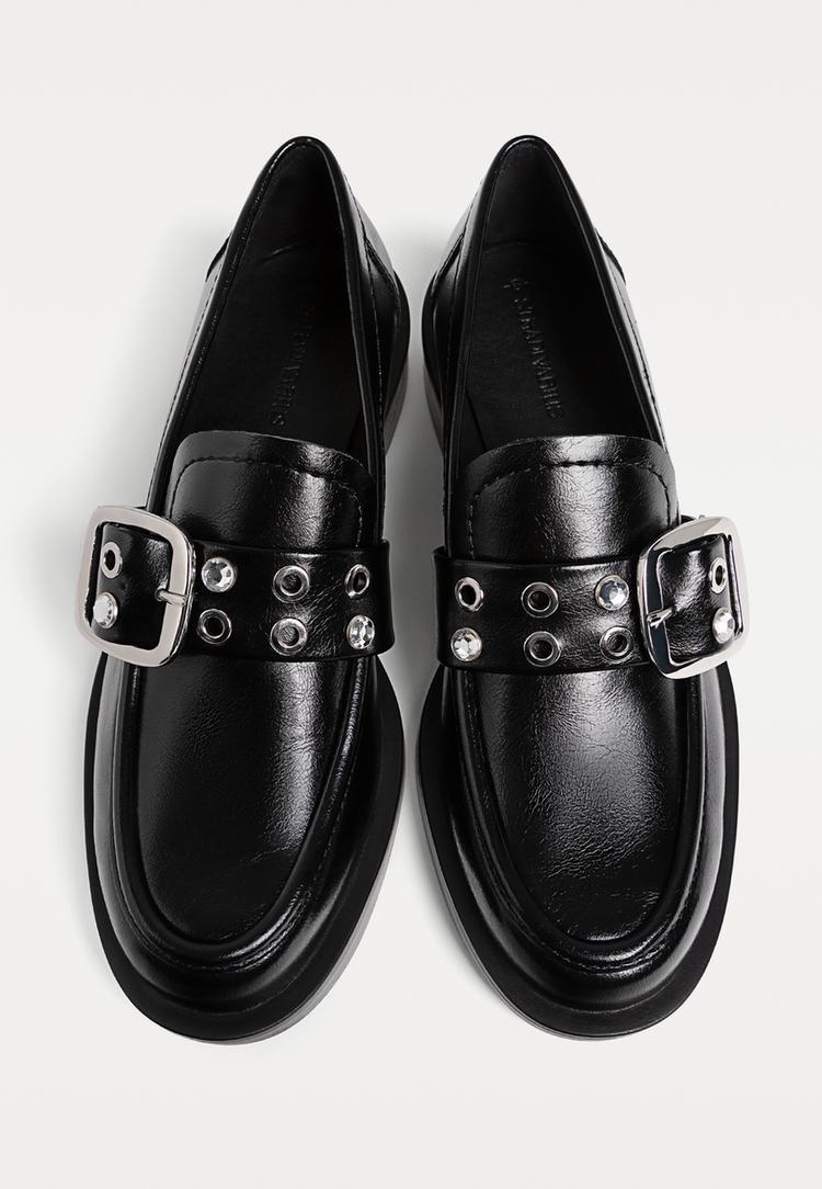 Buckled loafers