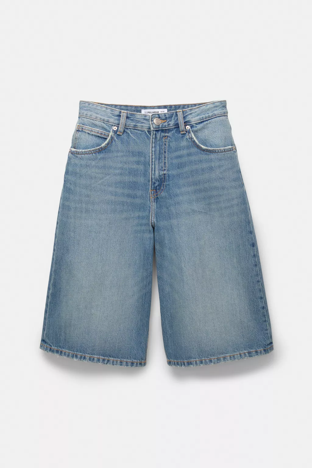 Low-rise jorts (Medium Blue)
