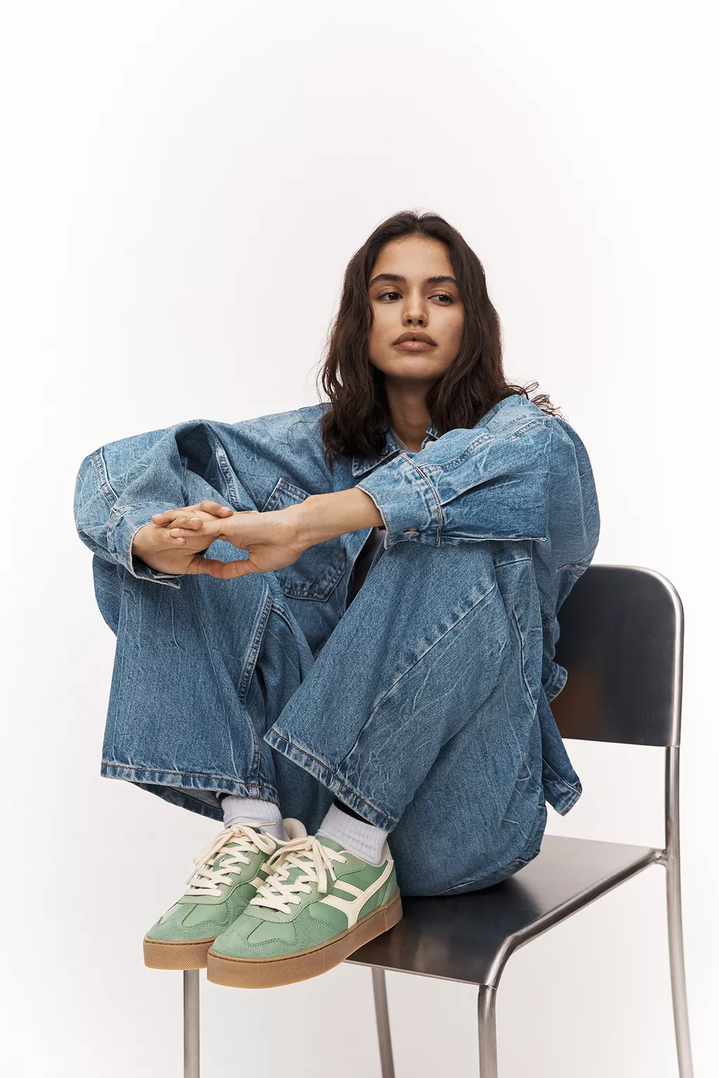 Chunky retro trainers