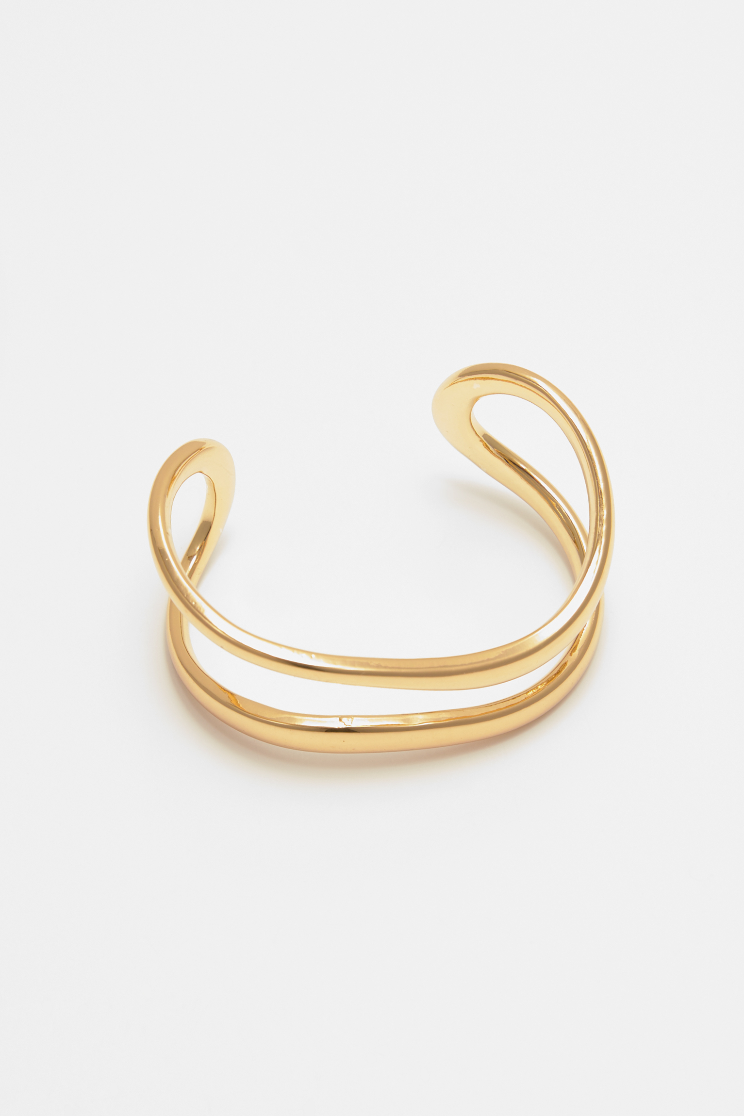 Metallic double arm cuff
