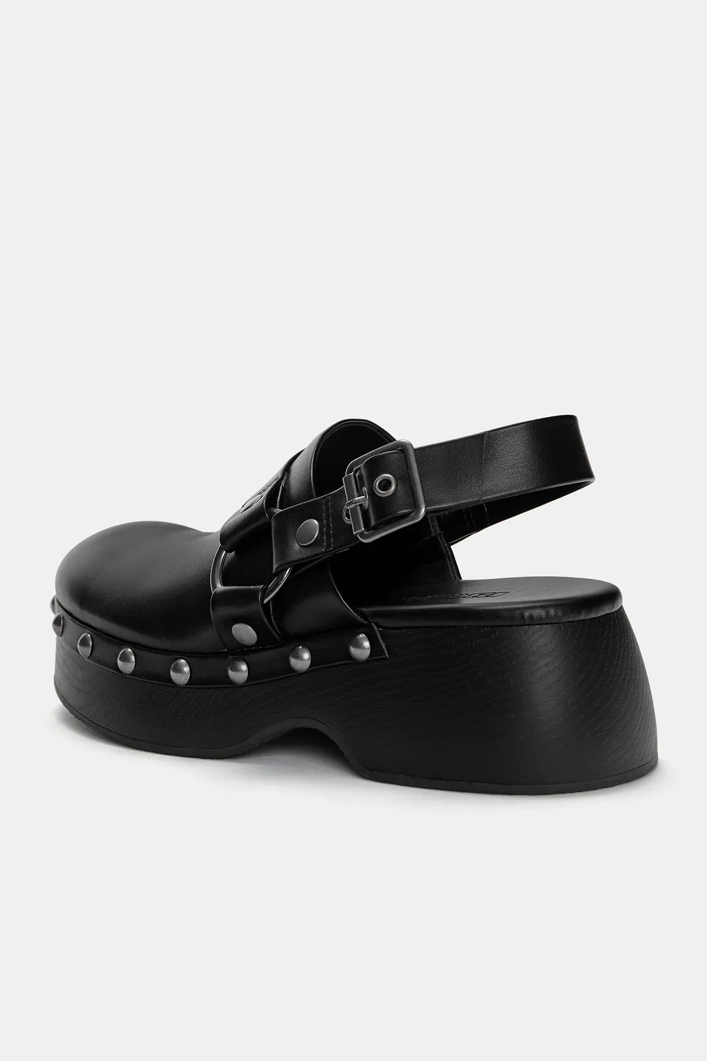 EMBOSSED BLOCK HEEL SLINGBACKS