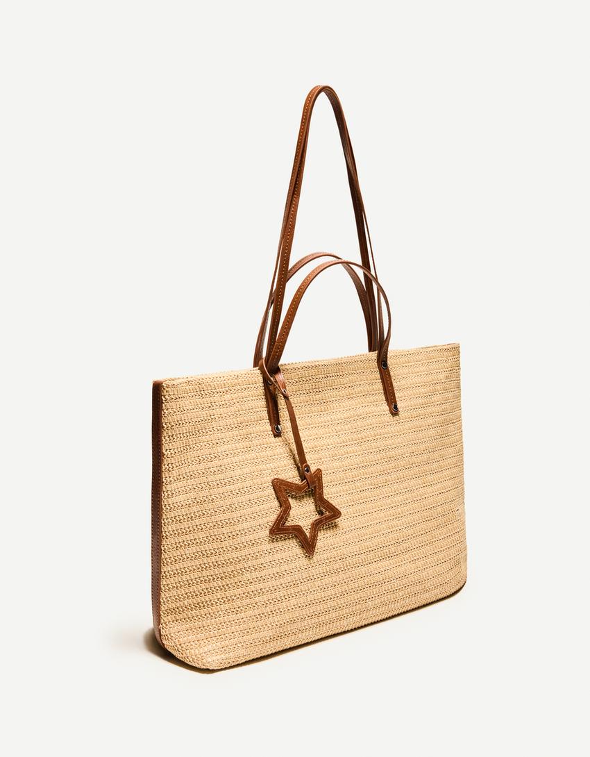 Raffia shopper