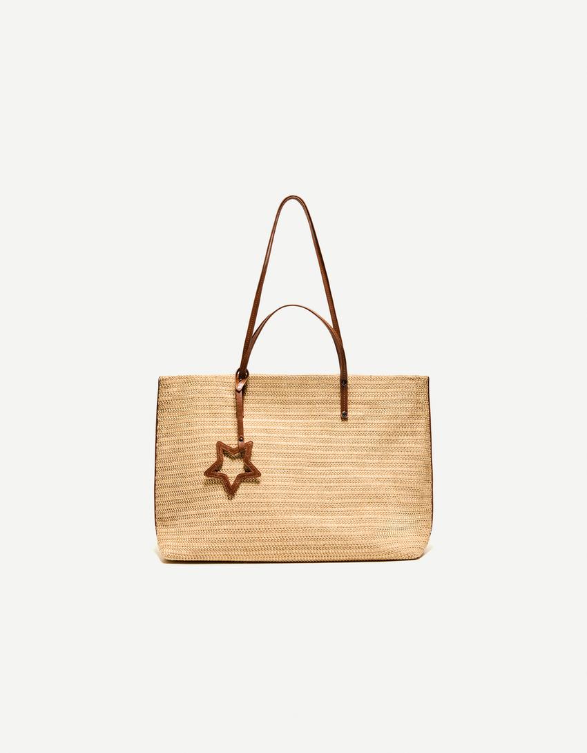 Raffia shopper