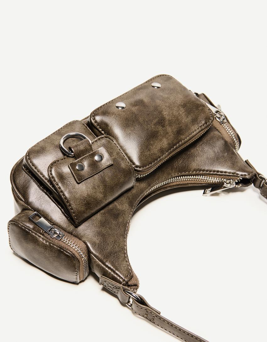 Multi-pocket shoulder bag