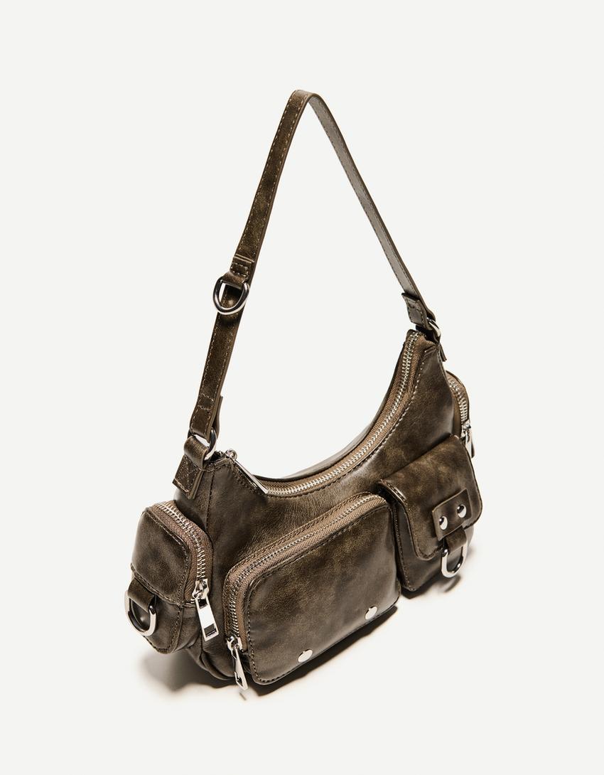 Multi-pocket shoulder bag