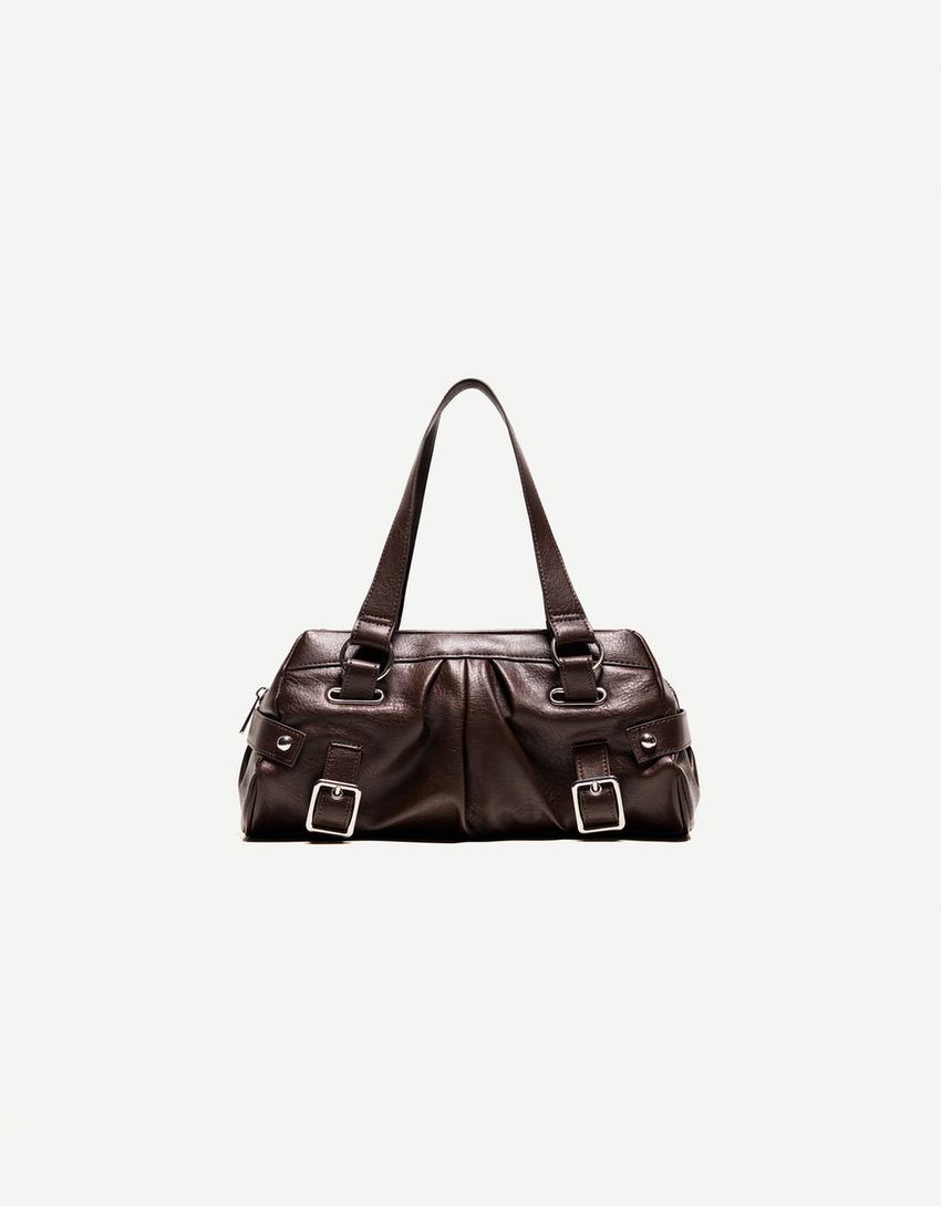 Bowling bag with buckles