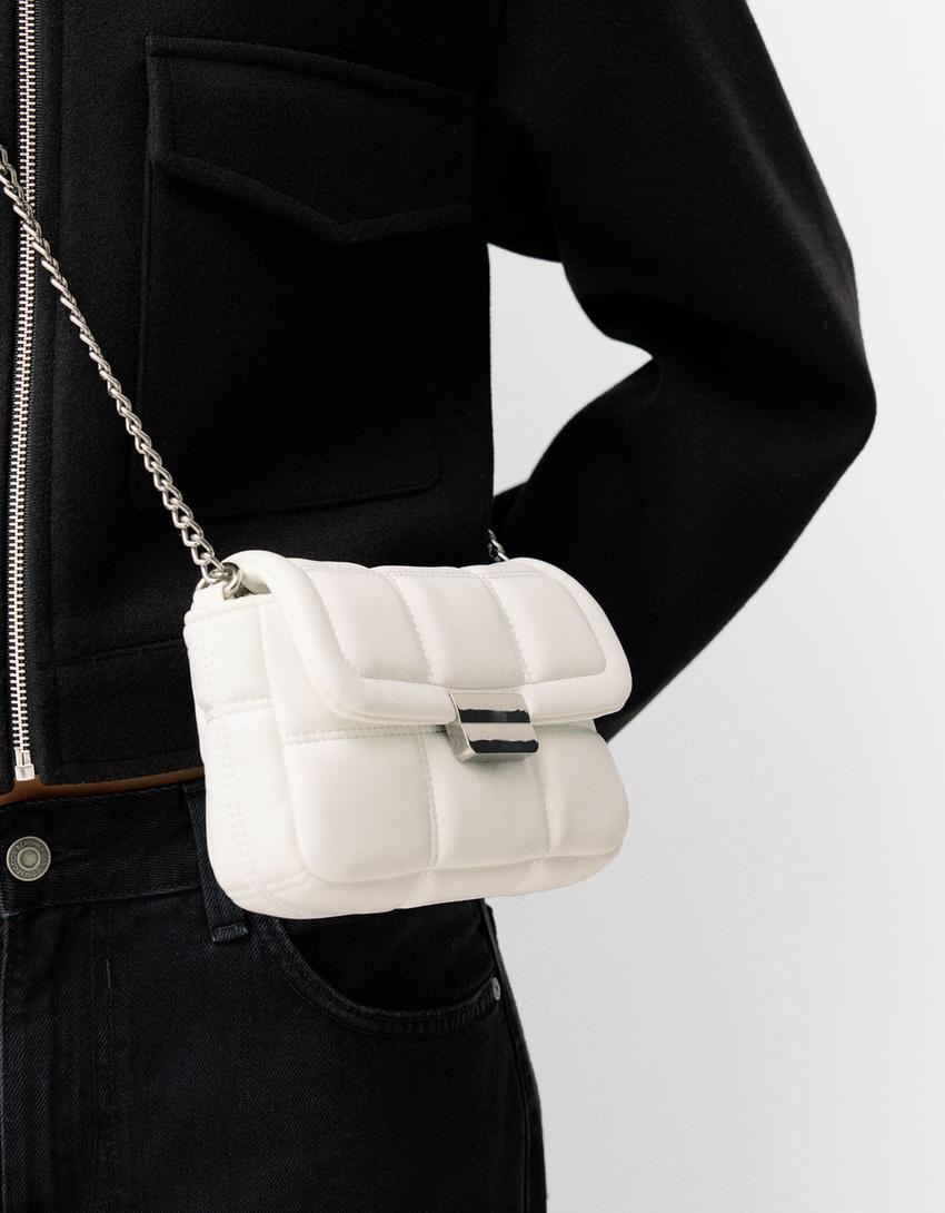 Quilted mini handbag