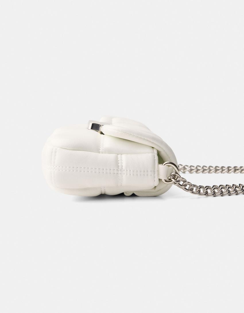 Quilted mini handbag