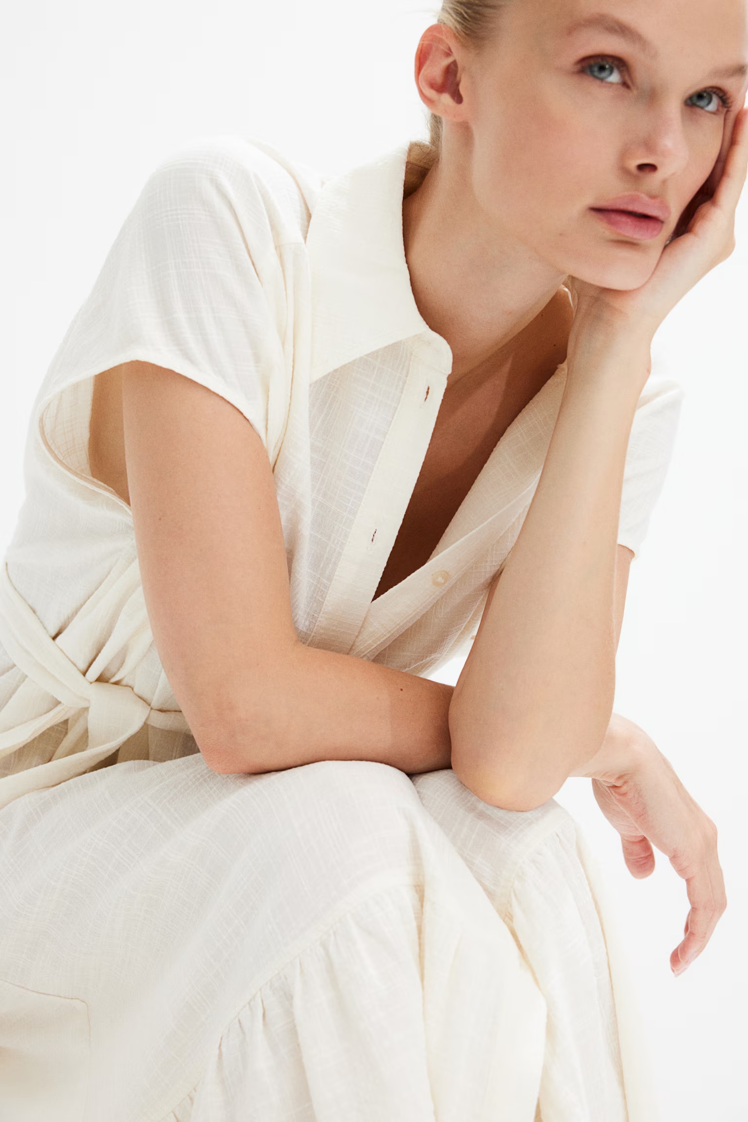 Belted Oversize Dress