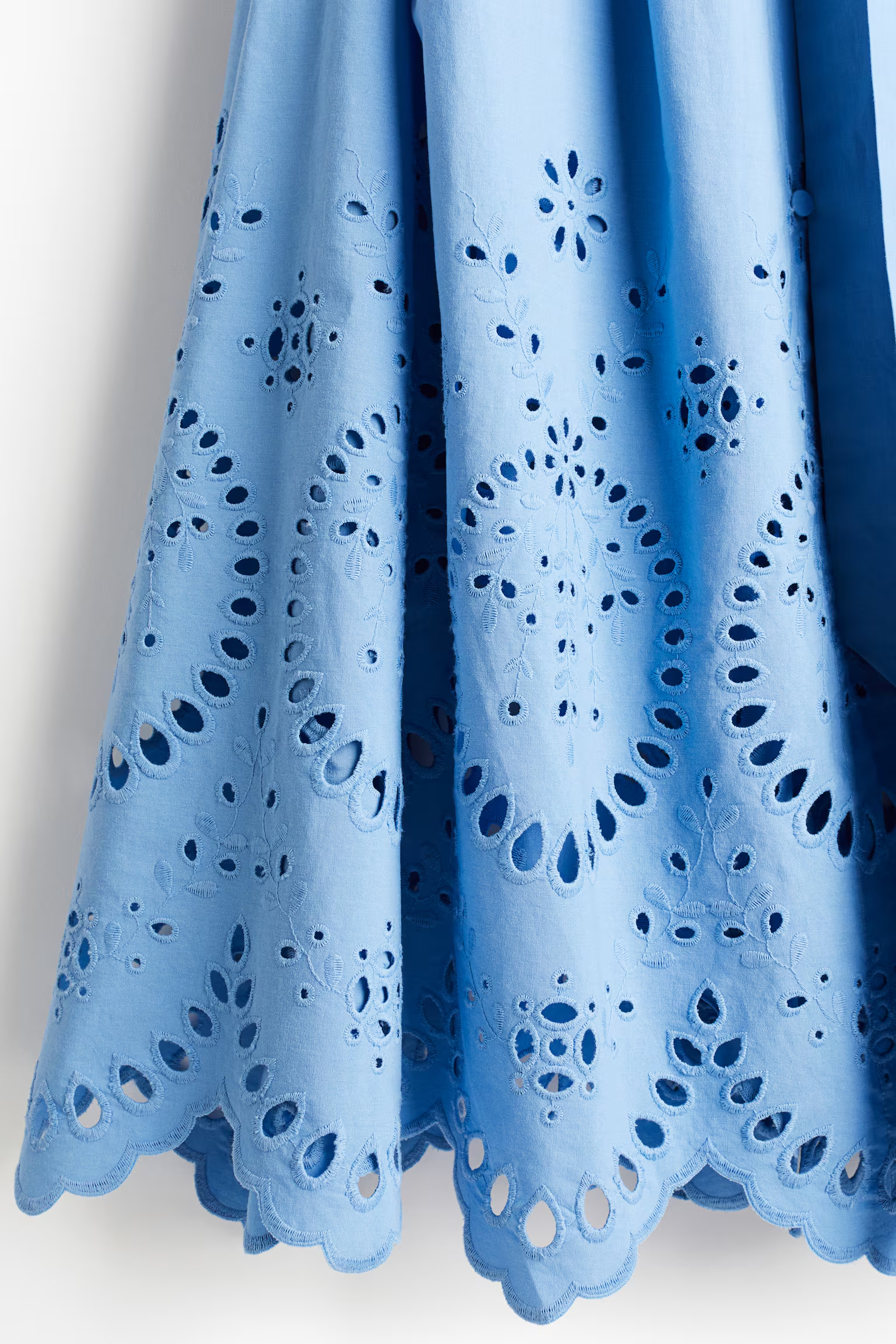 Embroidered Shirt Dress