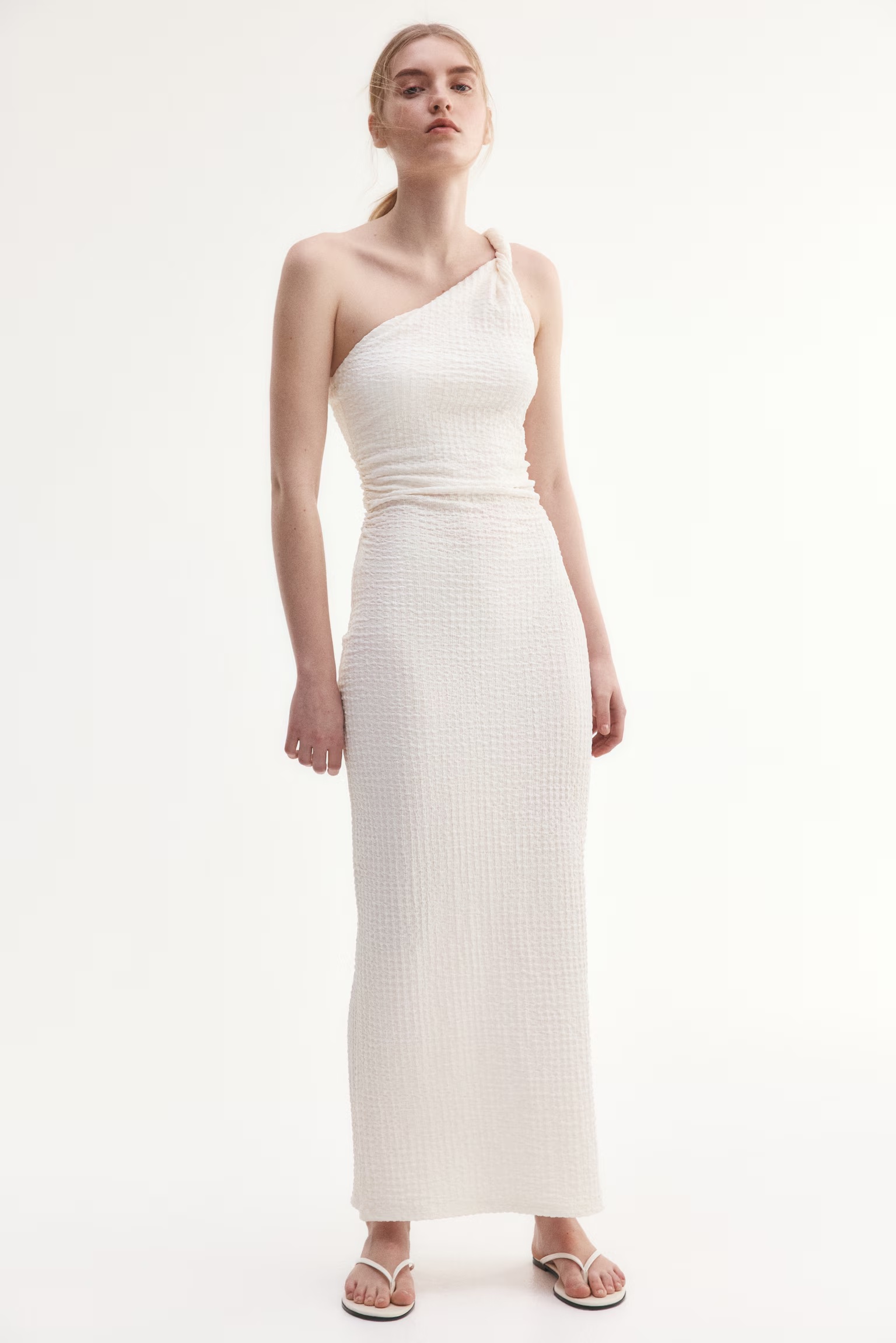 One Shoulder Fitted Dress